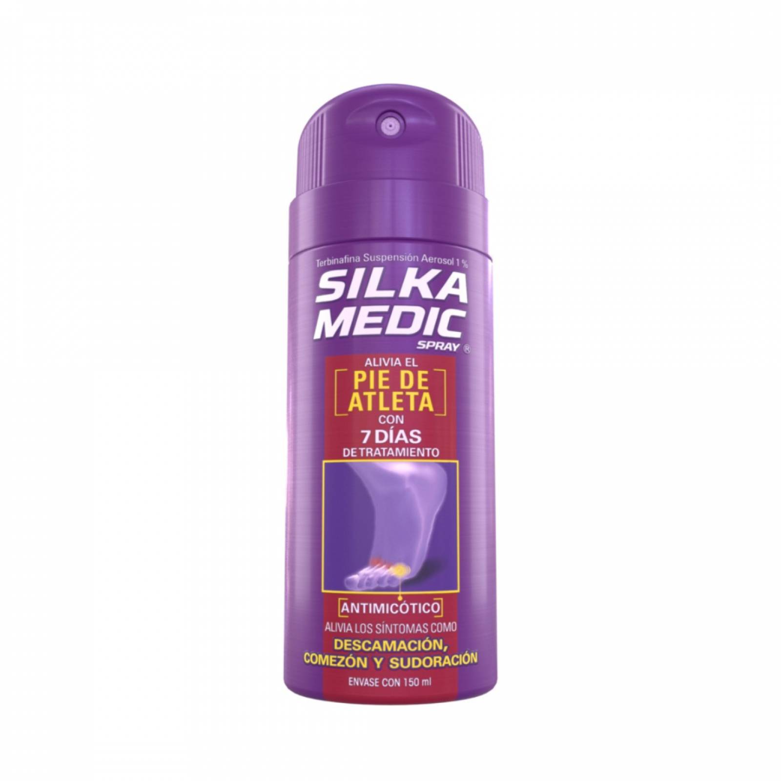 SILKA MEDIC SPRAY 150ML. TRATAMIENTO AL PIE DE ATLETA