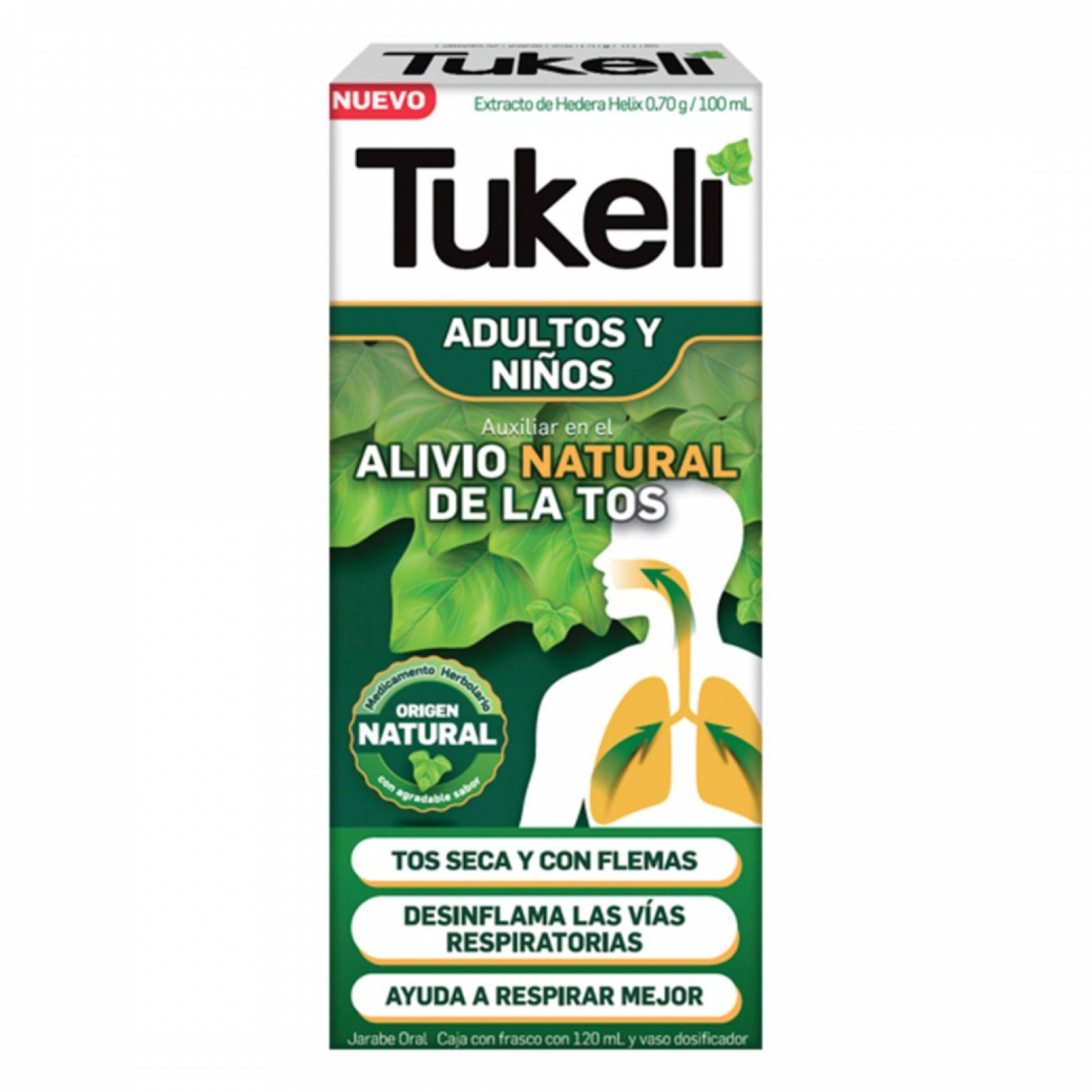 TUKOL TUKELI JARABE PARA TOS 120 ML. ALIVIO A TOS Y FLEMAS