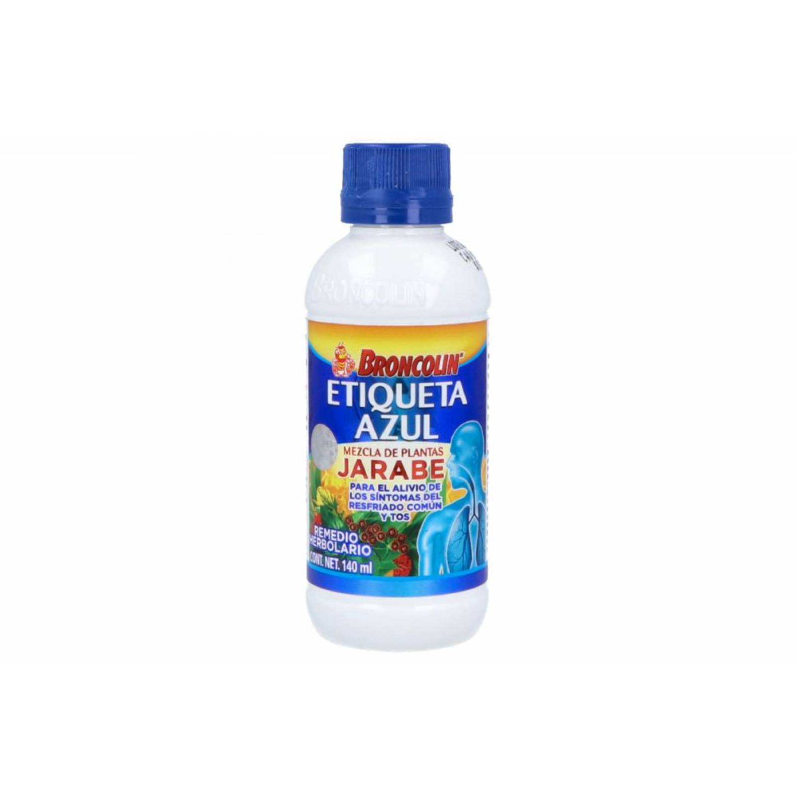 JARABE BRONCOLIN ETIQUETA AZUL 140ML