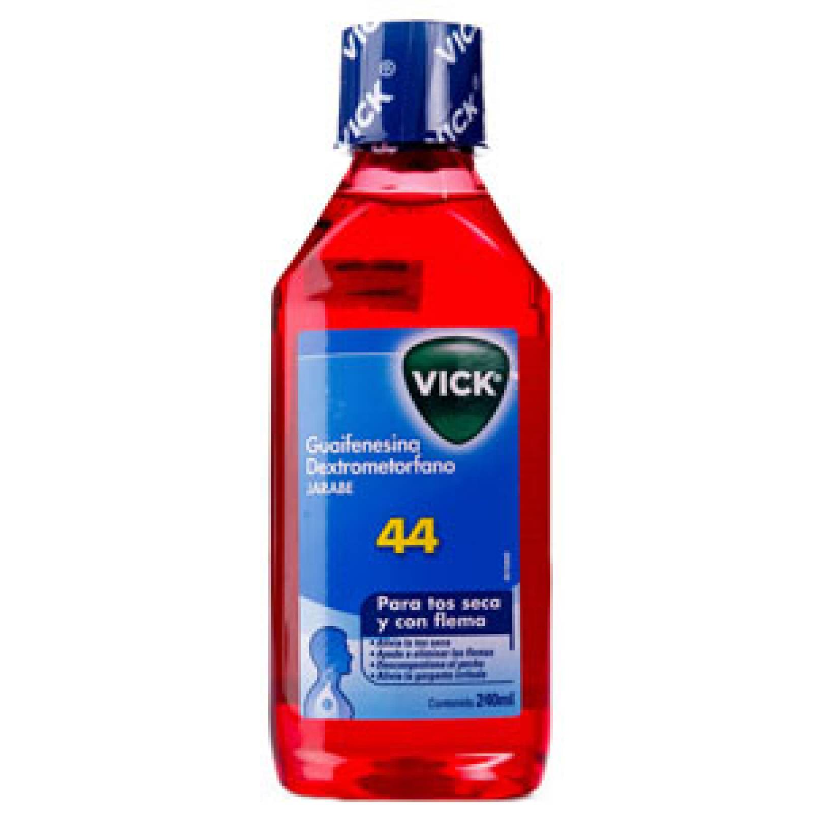VICK 44 TOS SECA Y C/FLEM 1 FRASCO JARABE 240 ML- CEREA