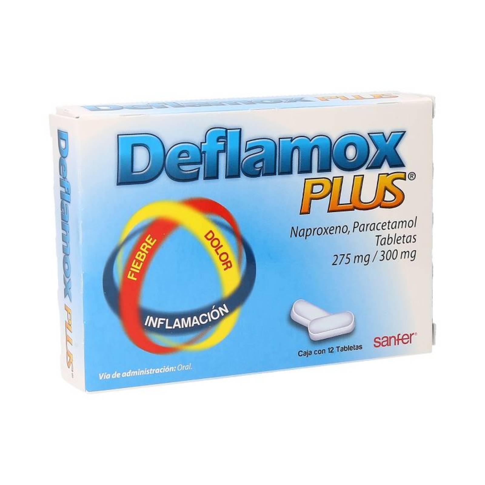 DEFLAMOX PLUS C12TAB 275/300MG