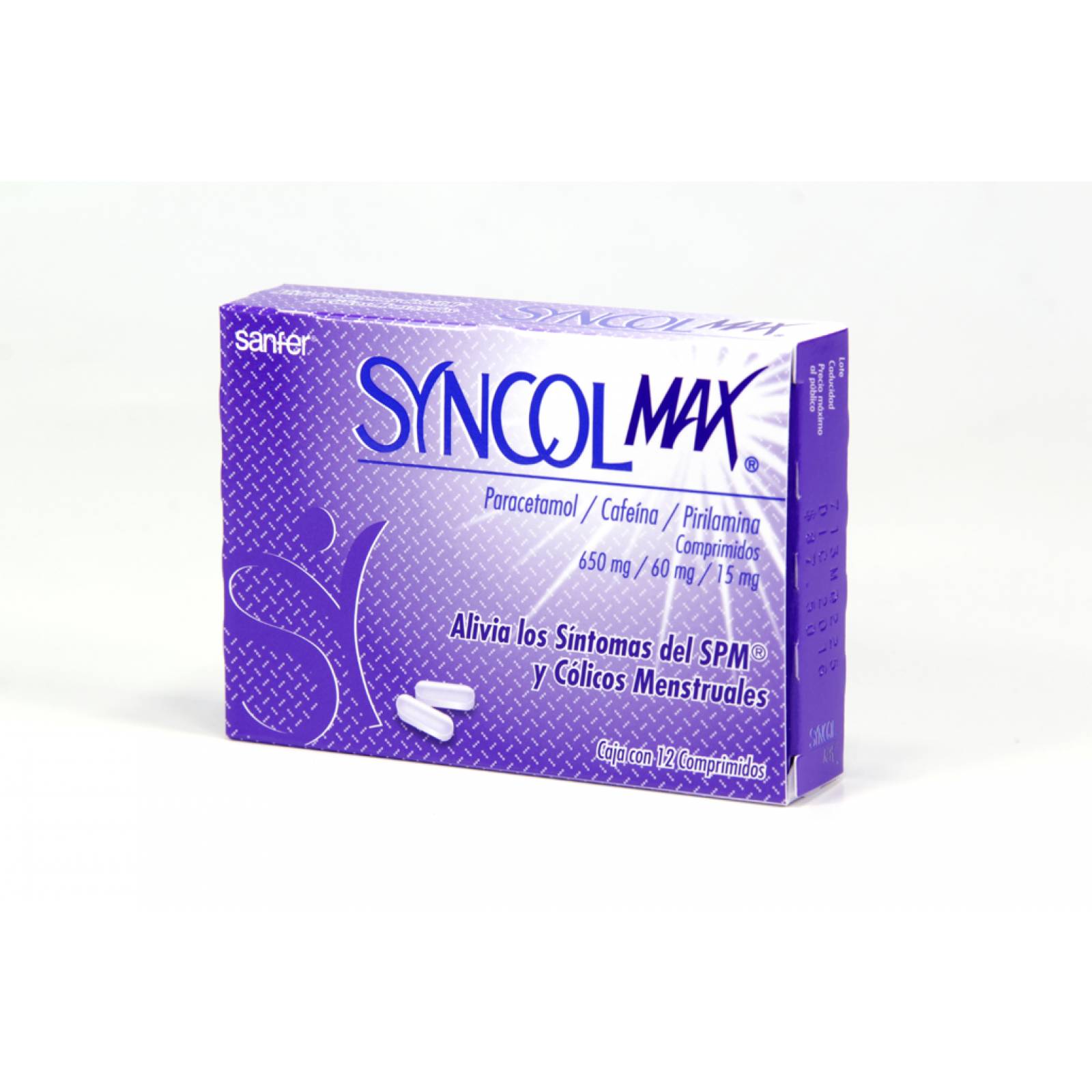 SYNCOL MAX CAJA 12 COMPRIMIDOS