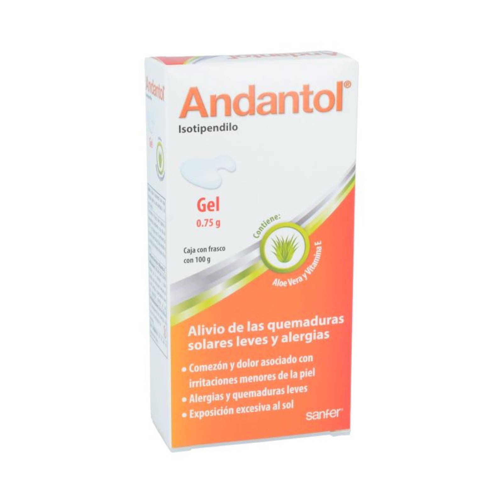ANDANTOL GEL 0.75G FRASCO CON 100G