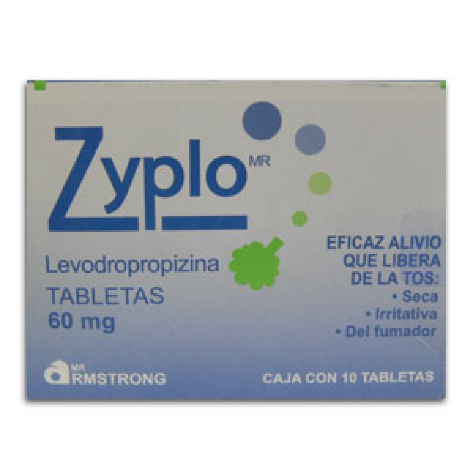 ZYPLO 60MG CAJA CON 10 TABLETAS