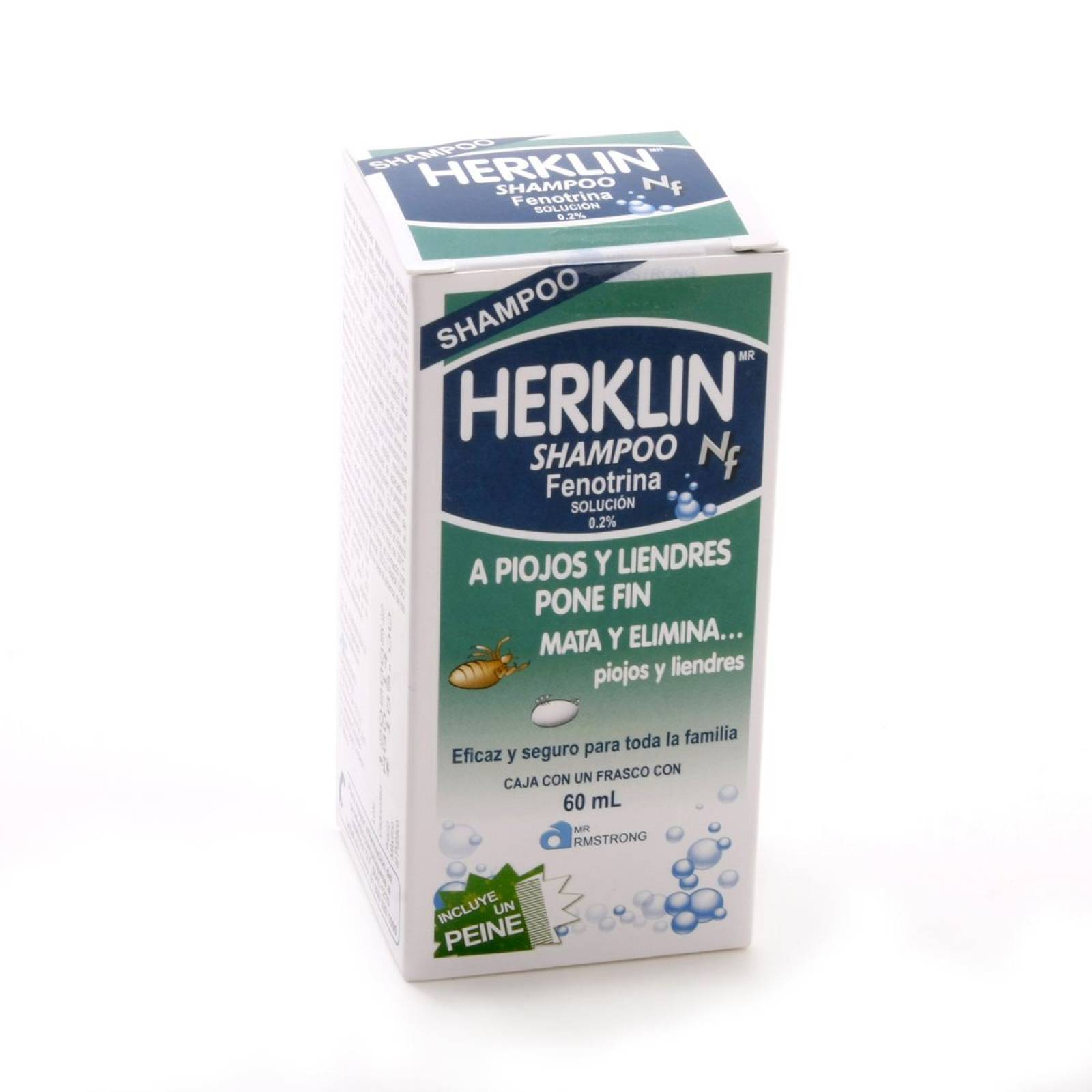 HERKLIN SHAMPOO 60 ML 1 FRASCO