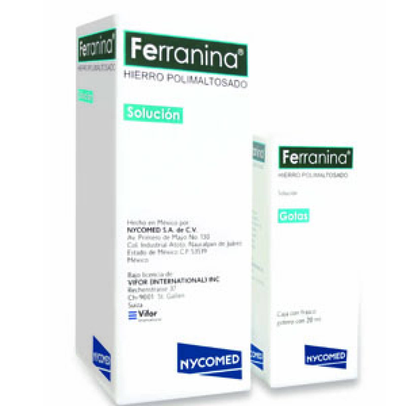 FERRANINA SOLUCIÓN 10MG/ML FRASCO CON 100ML