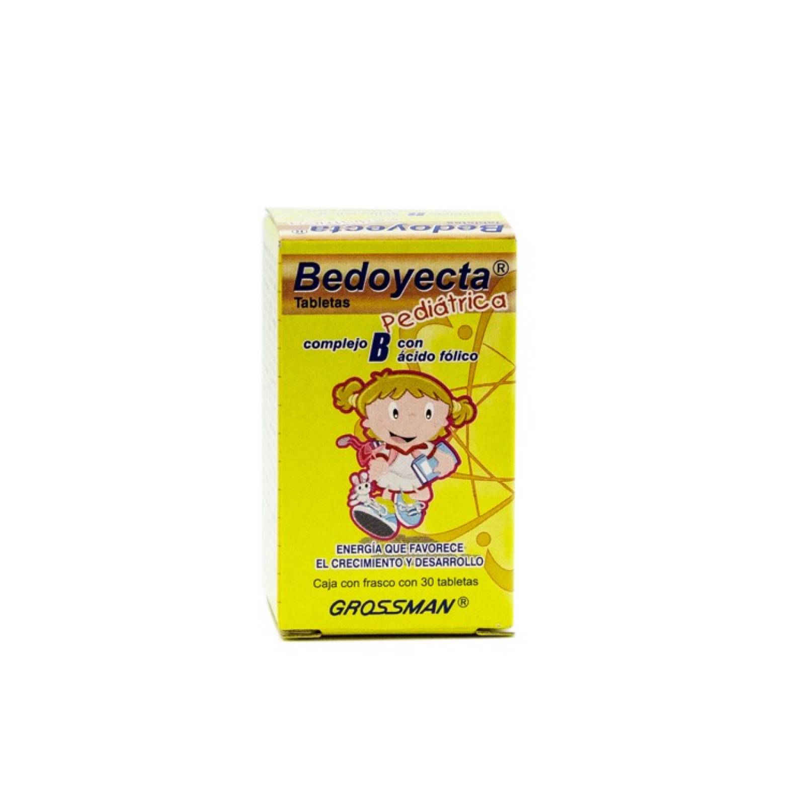 BEDOYECTA PEDIÁTRICA FRASCO 30 TABLETAS