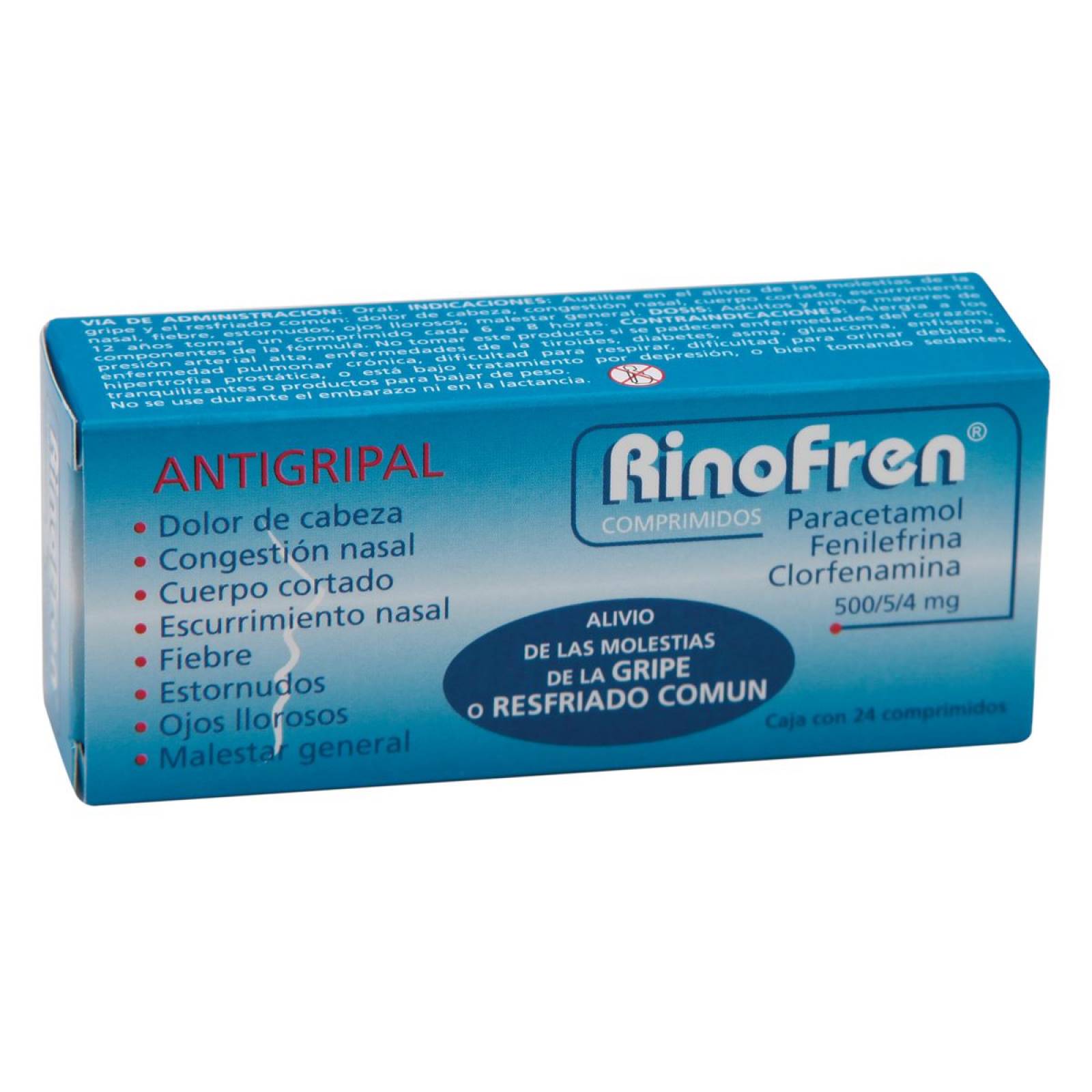 RINOFREN CAJA 24 COMPRIMIDOS