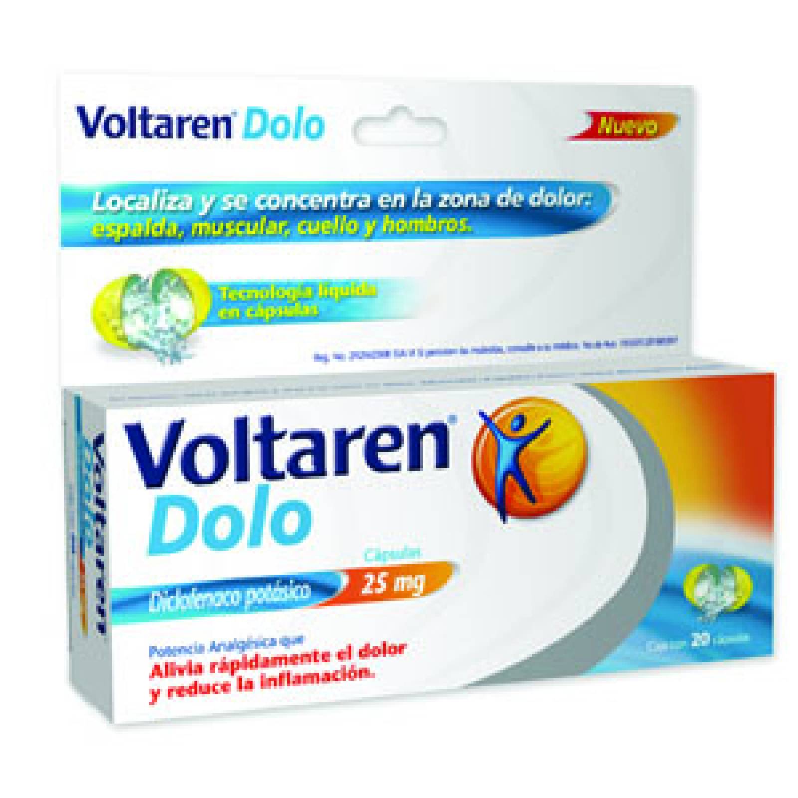 VOLTAREN DOLO 25 MG CAJA 20 CAPSULAS