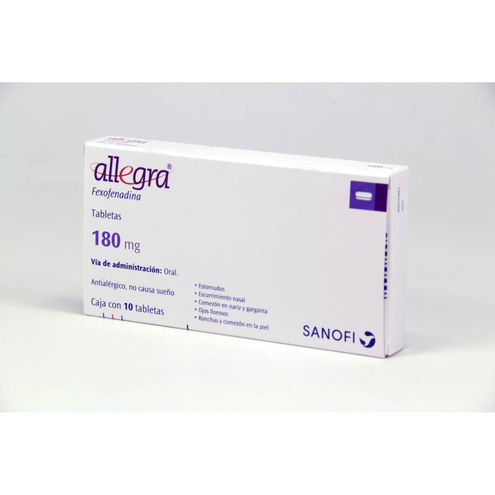 ALLEGRA 180 MG CAJA 10 COMPRIMIDOS