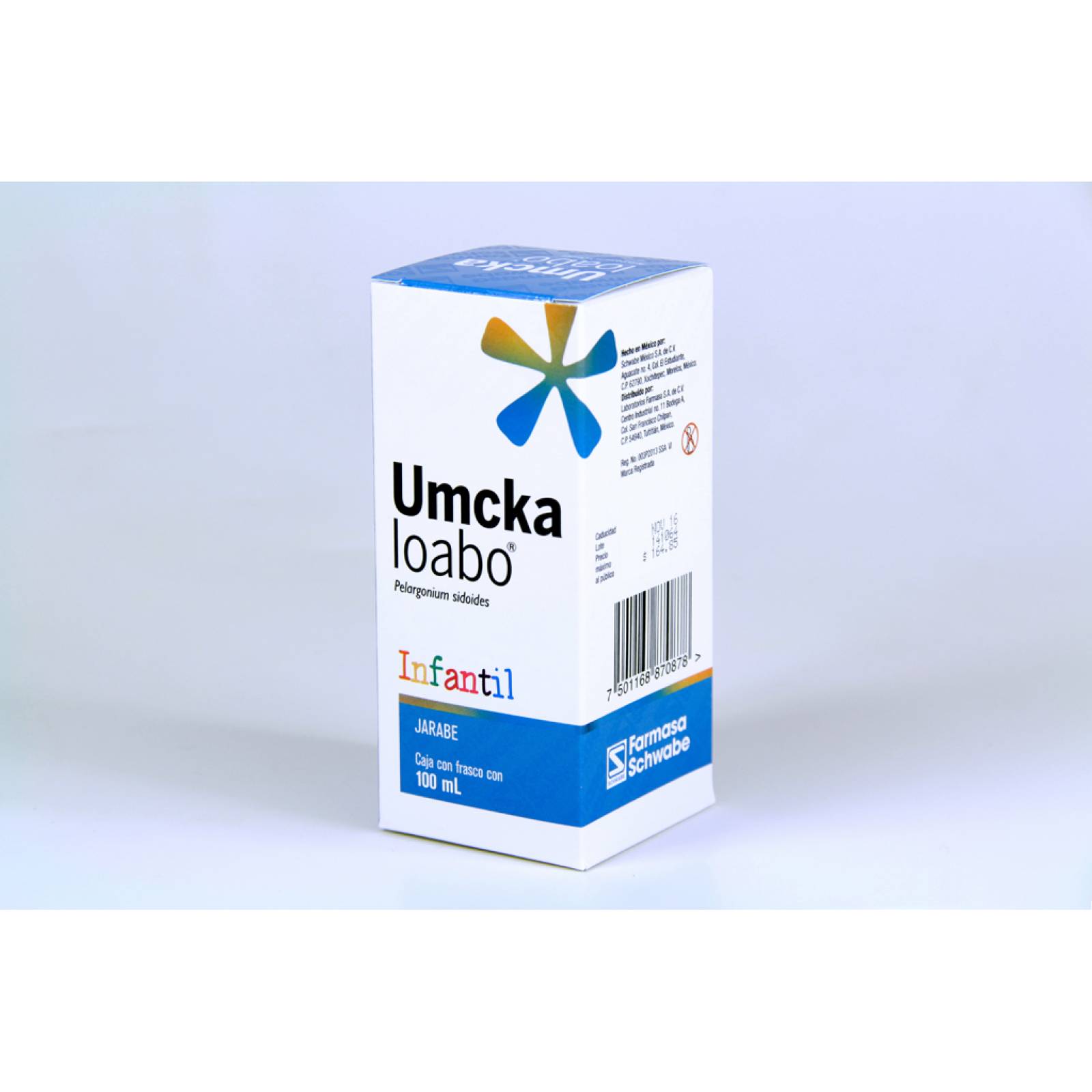 UMCKALOABO INFANTIL 1 FRASCO JARABE 100 ML