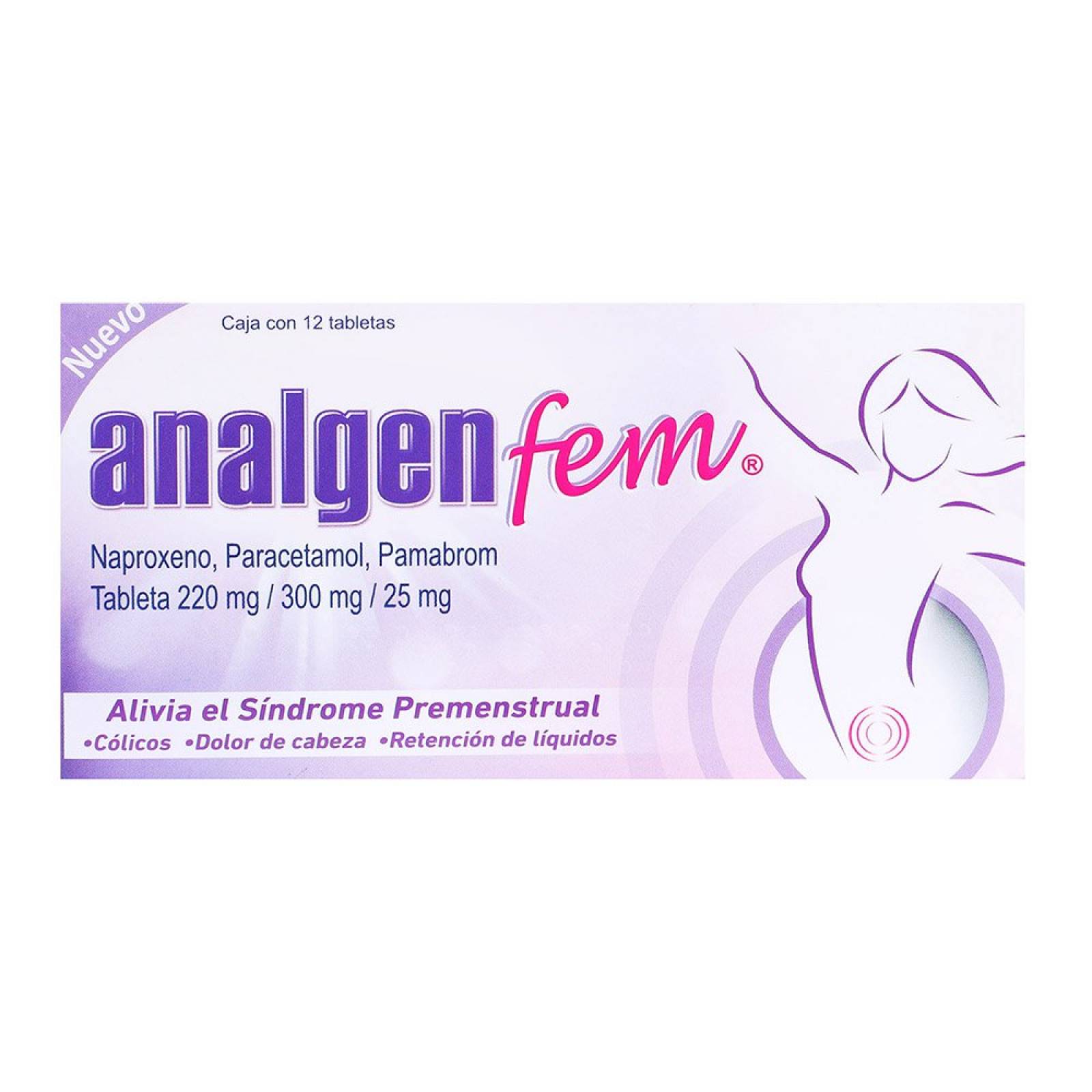 ANALGEN FEM 220MG TAB C12