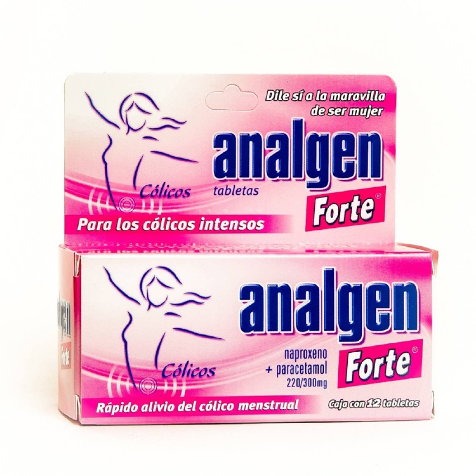 ANALGEN FORTE CÓLICOS 220MG CON 12 TABLETAS