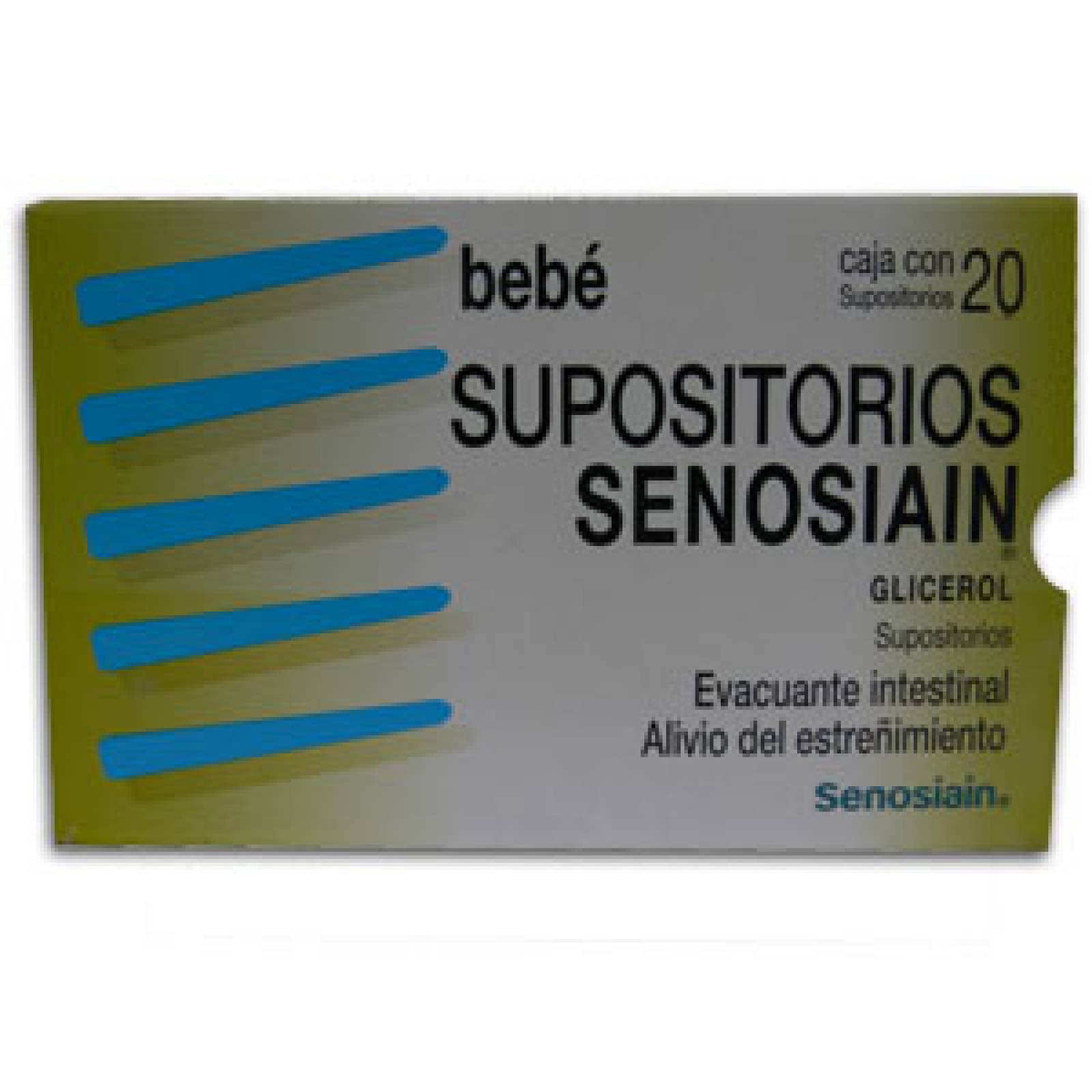 SENOSIAIN BEBE 1478 MG CAJA 20 SUPOSITORIO