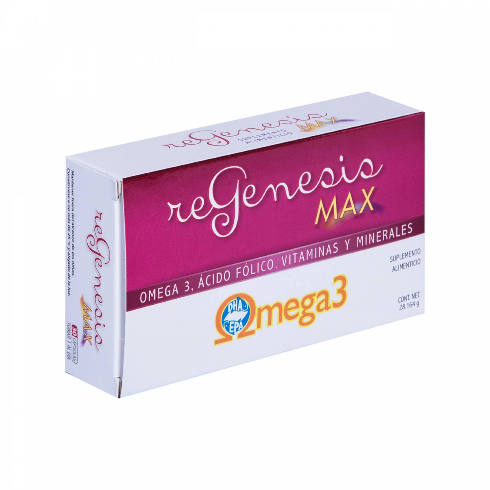 REGENESIS MAX 250 MG CAJA 30 CAPSULAS