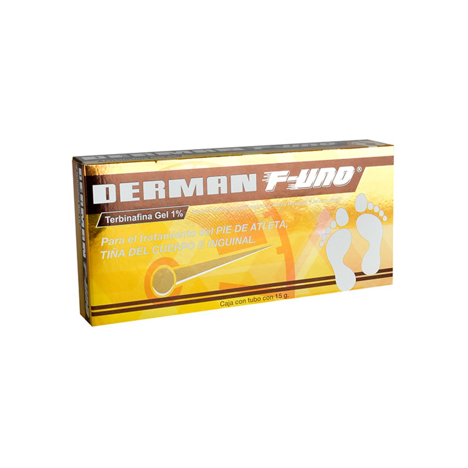 DERMAN F UNO GEL 1% TUBO 15G