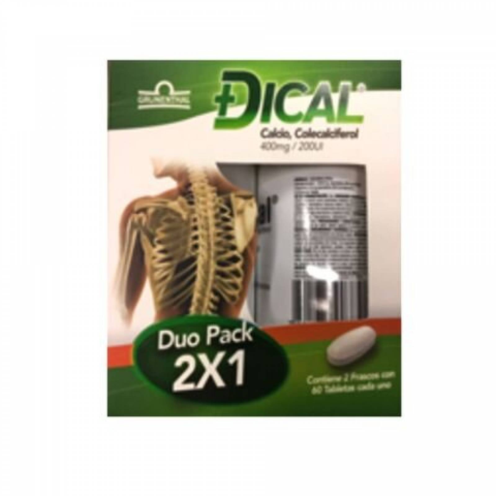 DICAL 400MG TAB C60 PACK 2+1