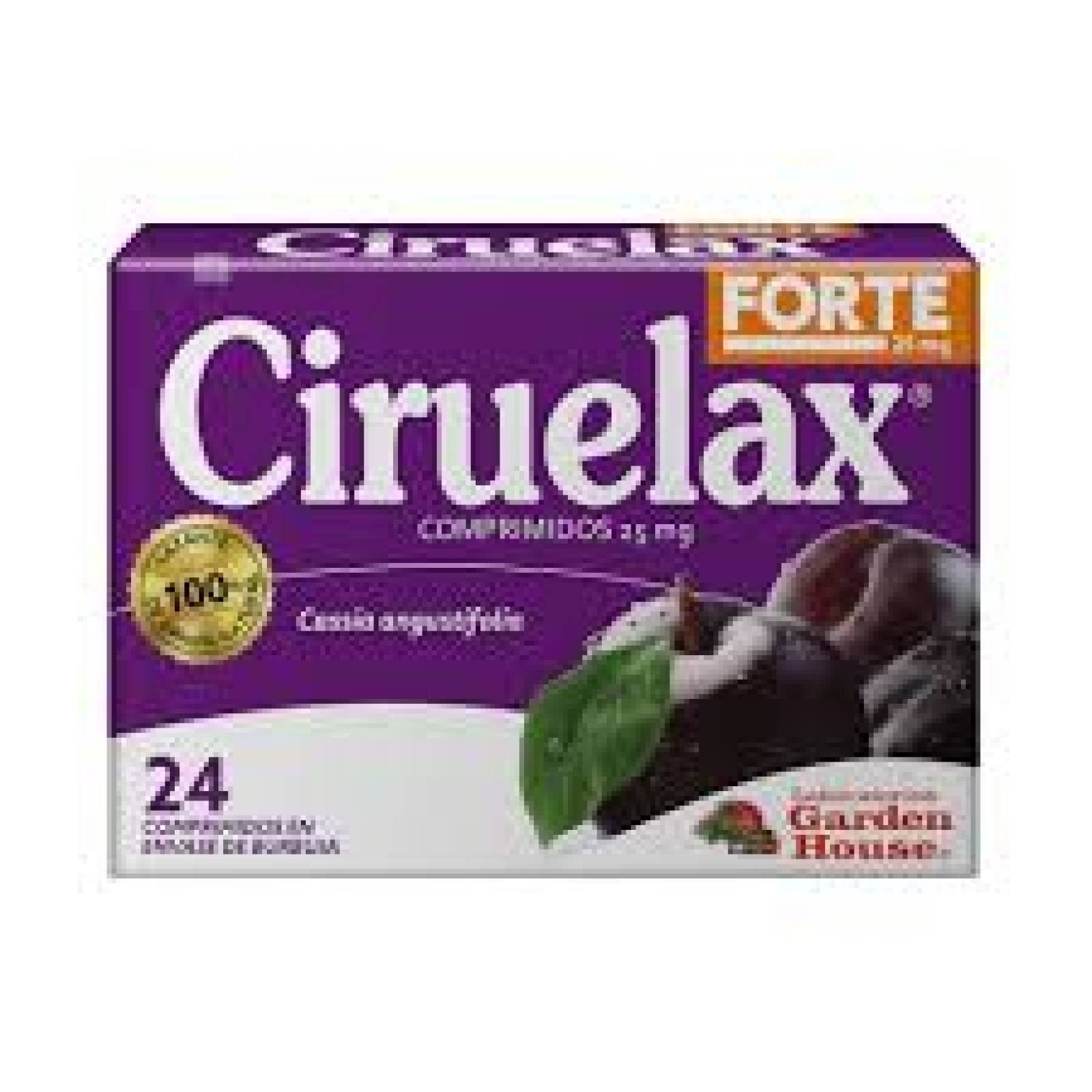 CIRUELAX FORTE 25 MG 1 CAJA 24 COMPRIMIDOS