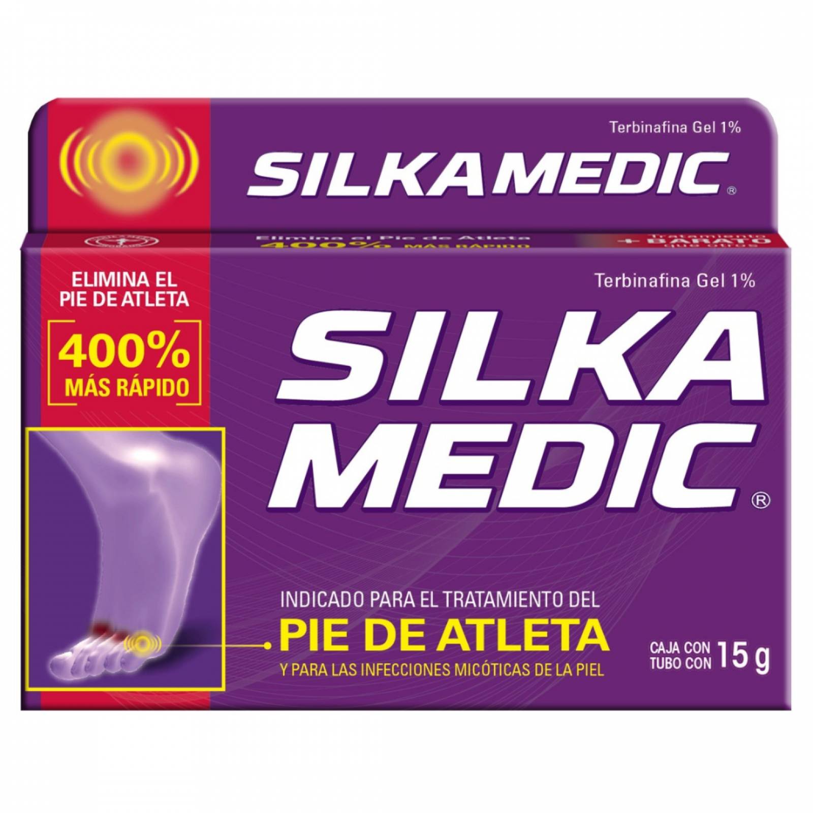 SILKAMEDIC GEL ANTIMICÓTICO 15G. TRATAMIENTO PIE ATLETA