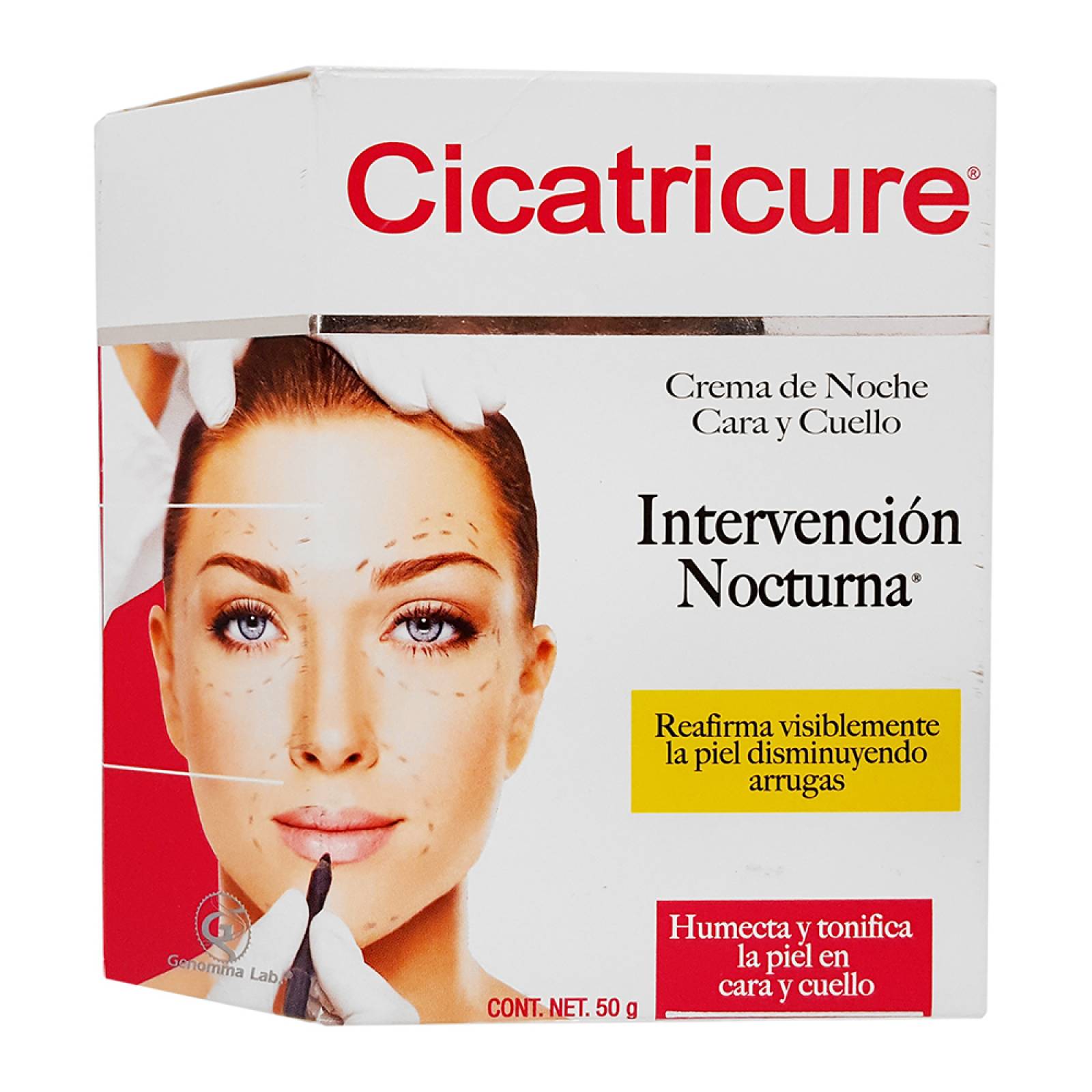 CICATRICURE CREMA INTERVENCIÓN NOCTURNA 50 G. TONIFICA PIEL