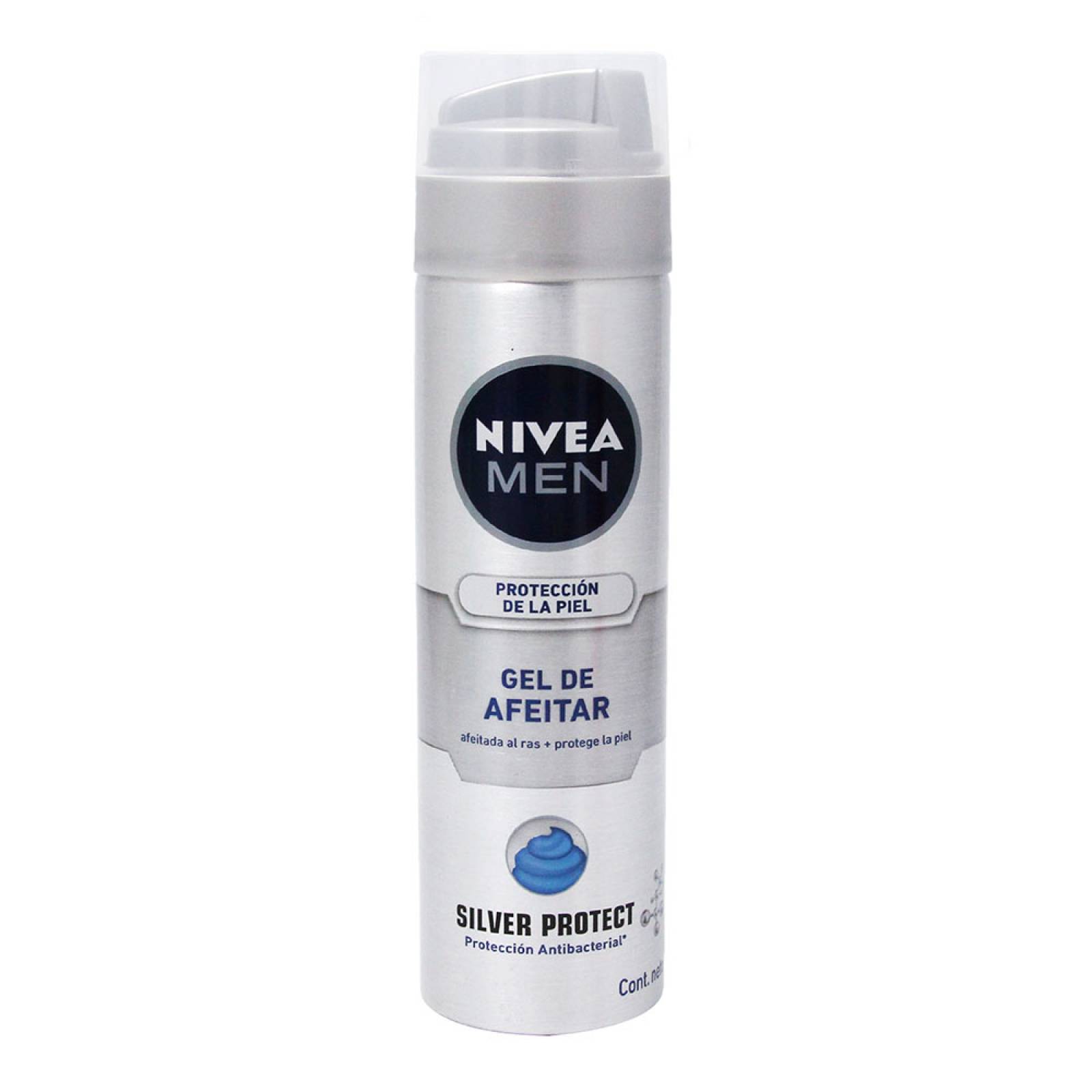 NIVEA GEL AFEITAR SILVER 200ML
