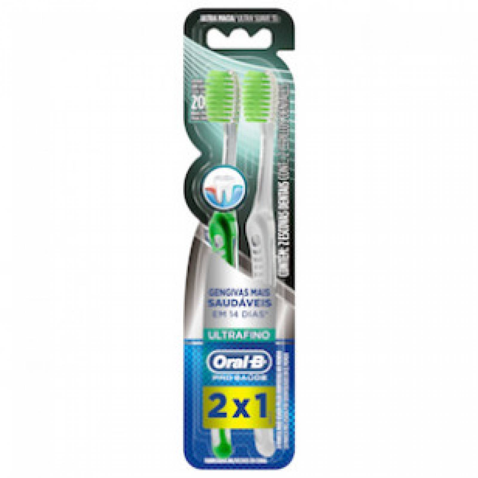 ORAL B CEPILLO DENTAL PRO SALUD ULTRA FINO 2 X 1