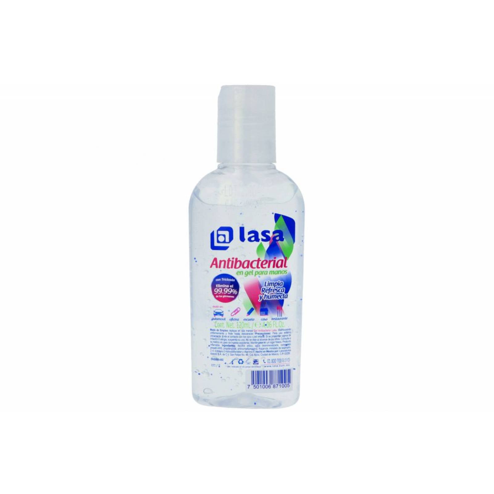 LASA ANTIBACTERIAL GEL 120ML