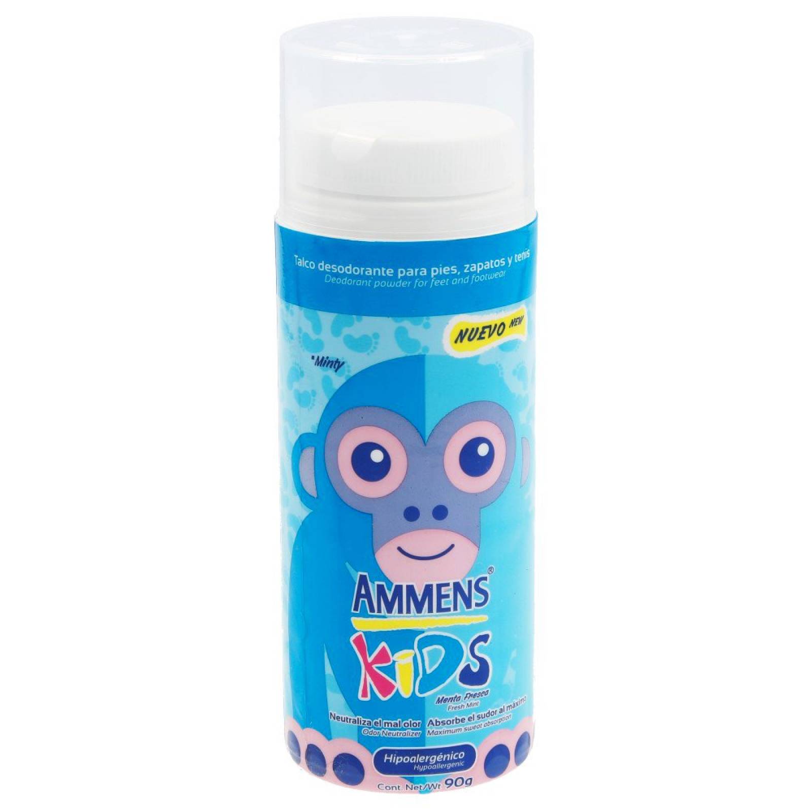 AMMENS KIDS TALCO MENTA 90G