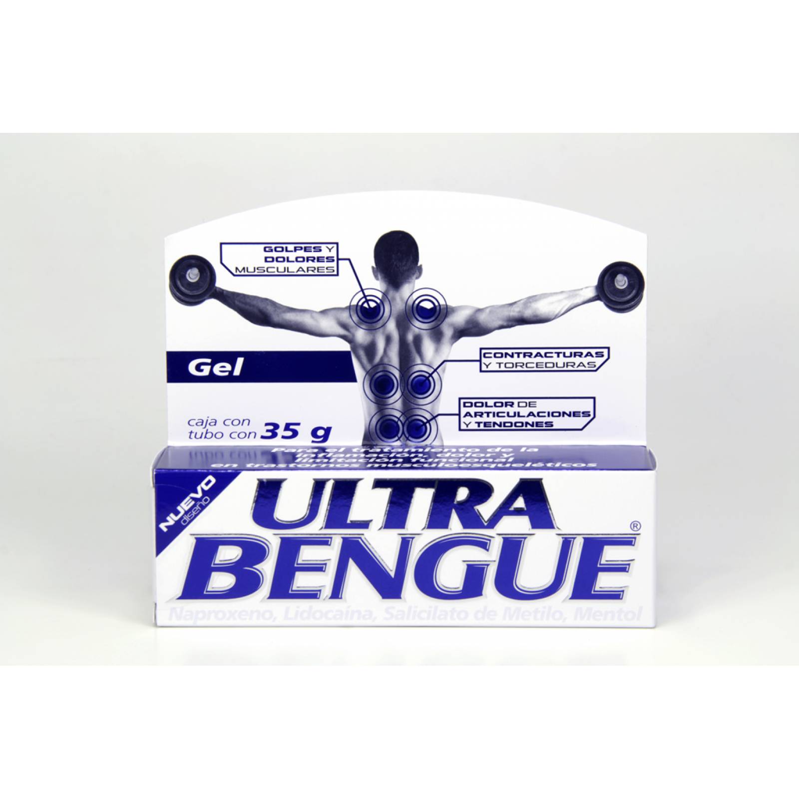 Bengue Gel Ultra Azul 35 G. Desinflama Y Alivia El Dolor