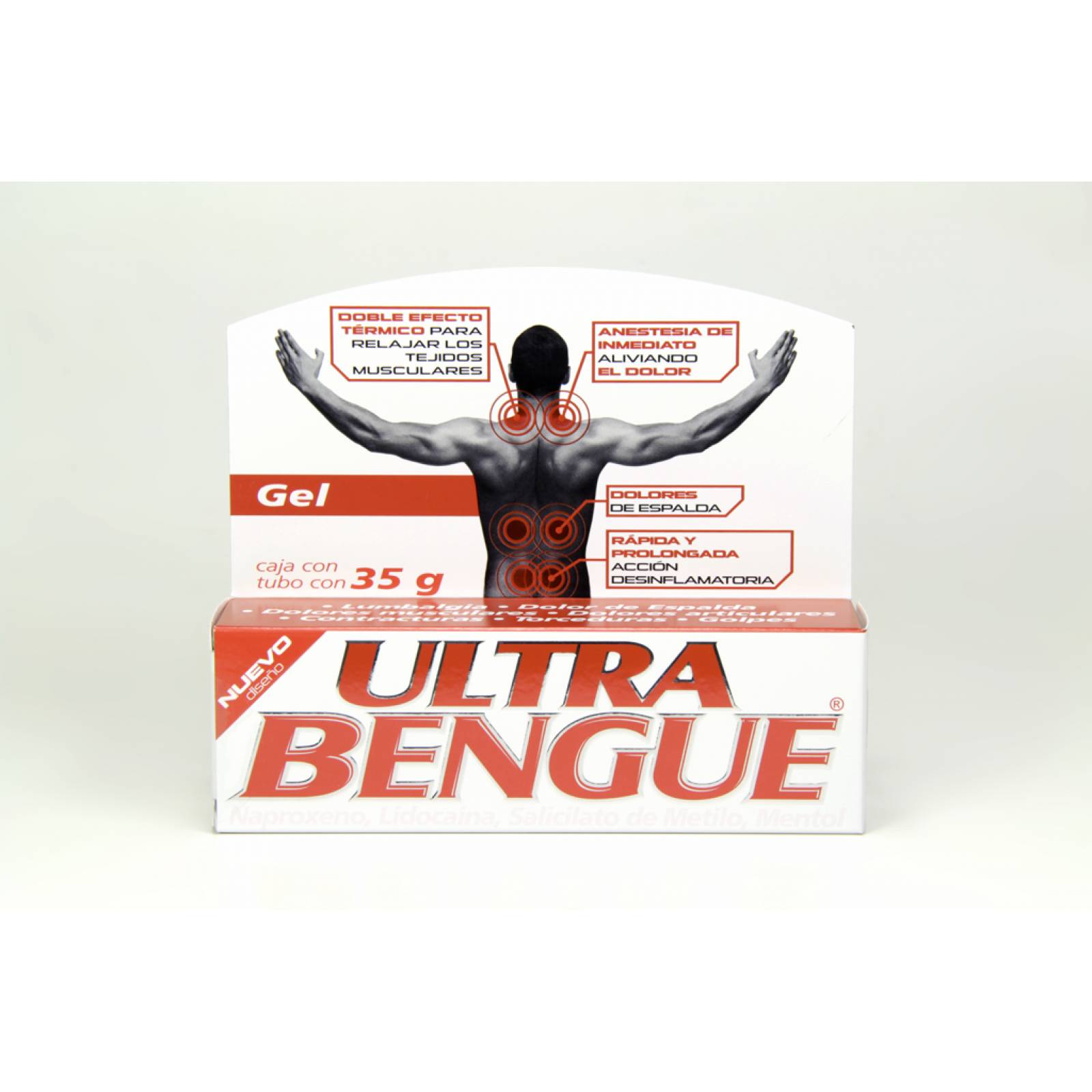 Bengue Ultra Gel Rojo 35g