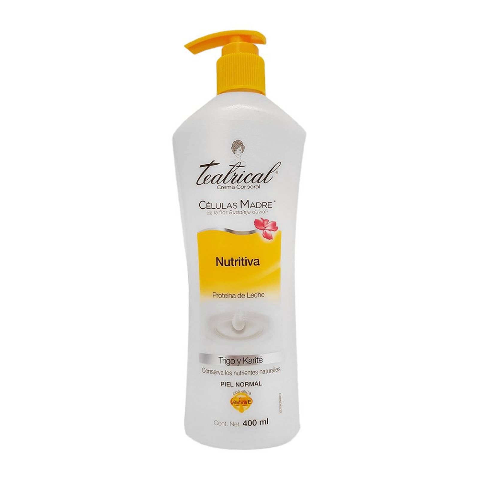 Teatrical Crema Corporal Nutritiva 400 Ml. Hidrata La Piel