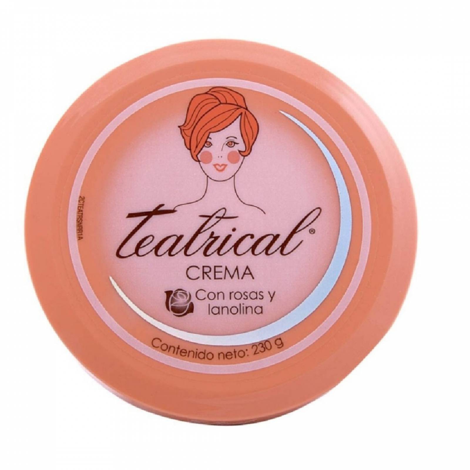 Teatrical Crema Facial Lanolina Y Rosas 230 G.