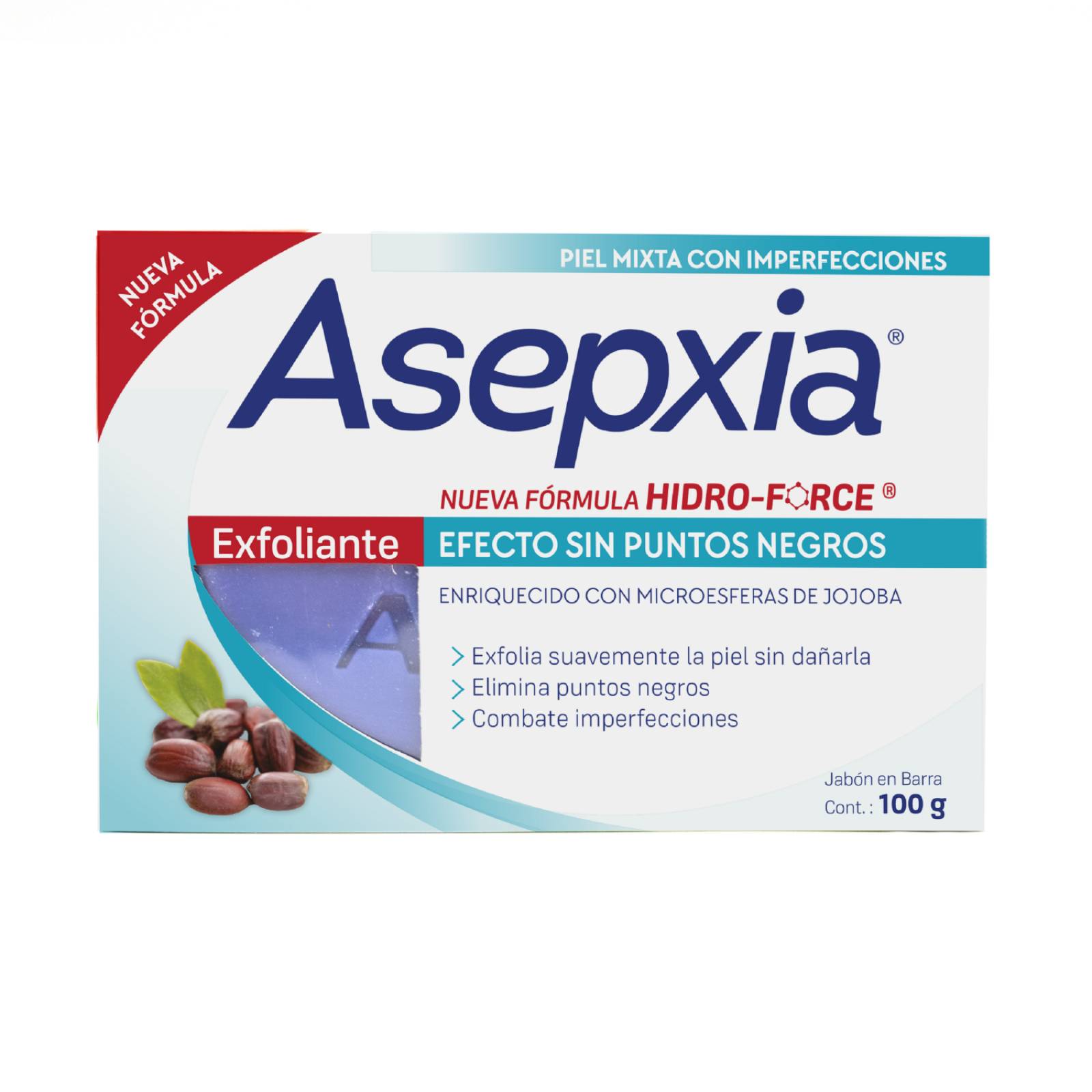 ASEPXIA JABÓN EXFOLIANTE 100 G