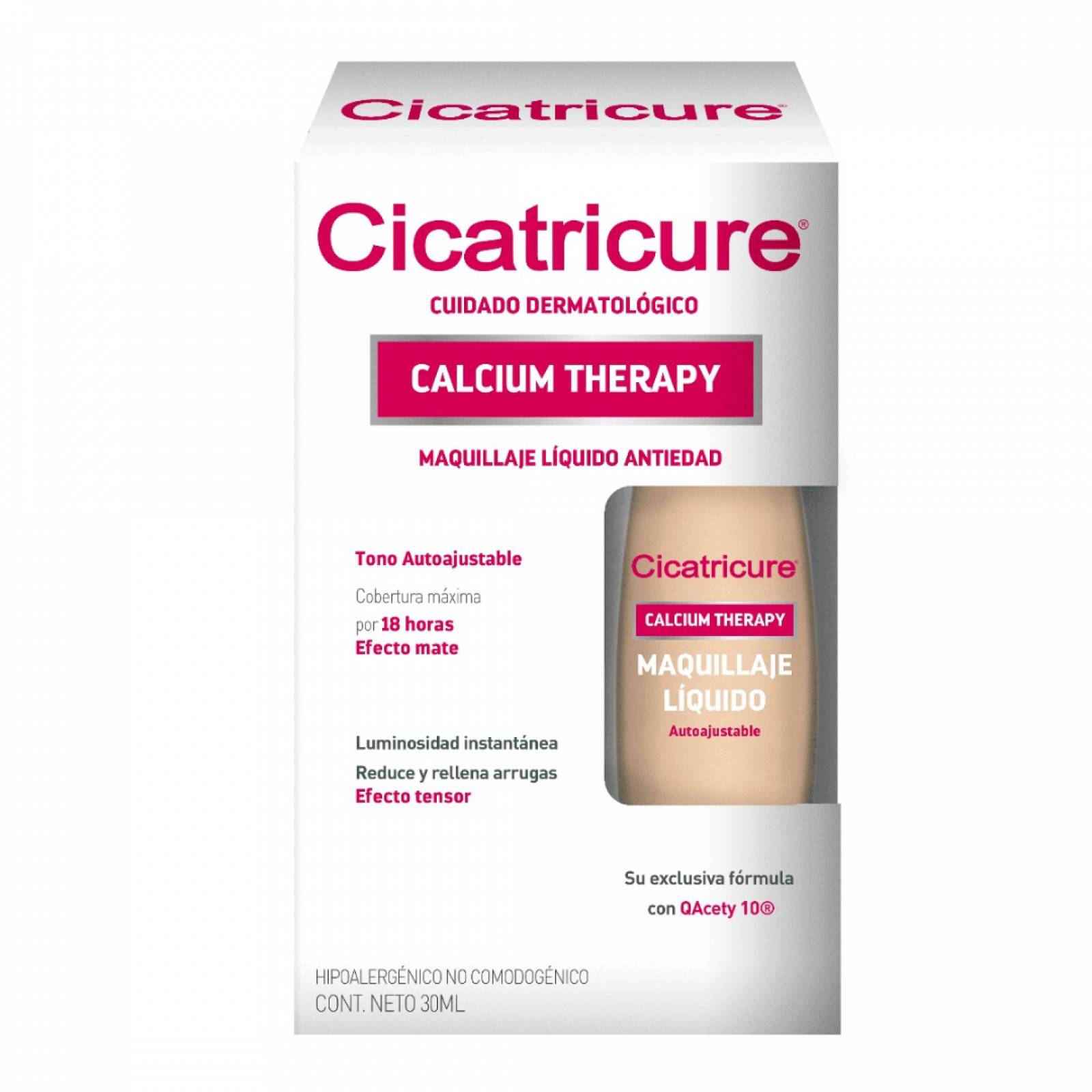 Cicatricure Maquillaje Calcium Therapy 30 Ml.
