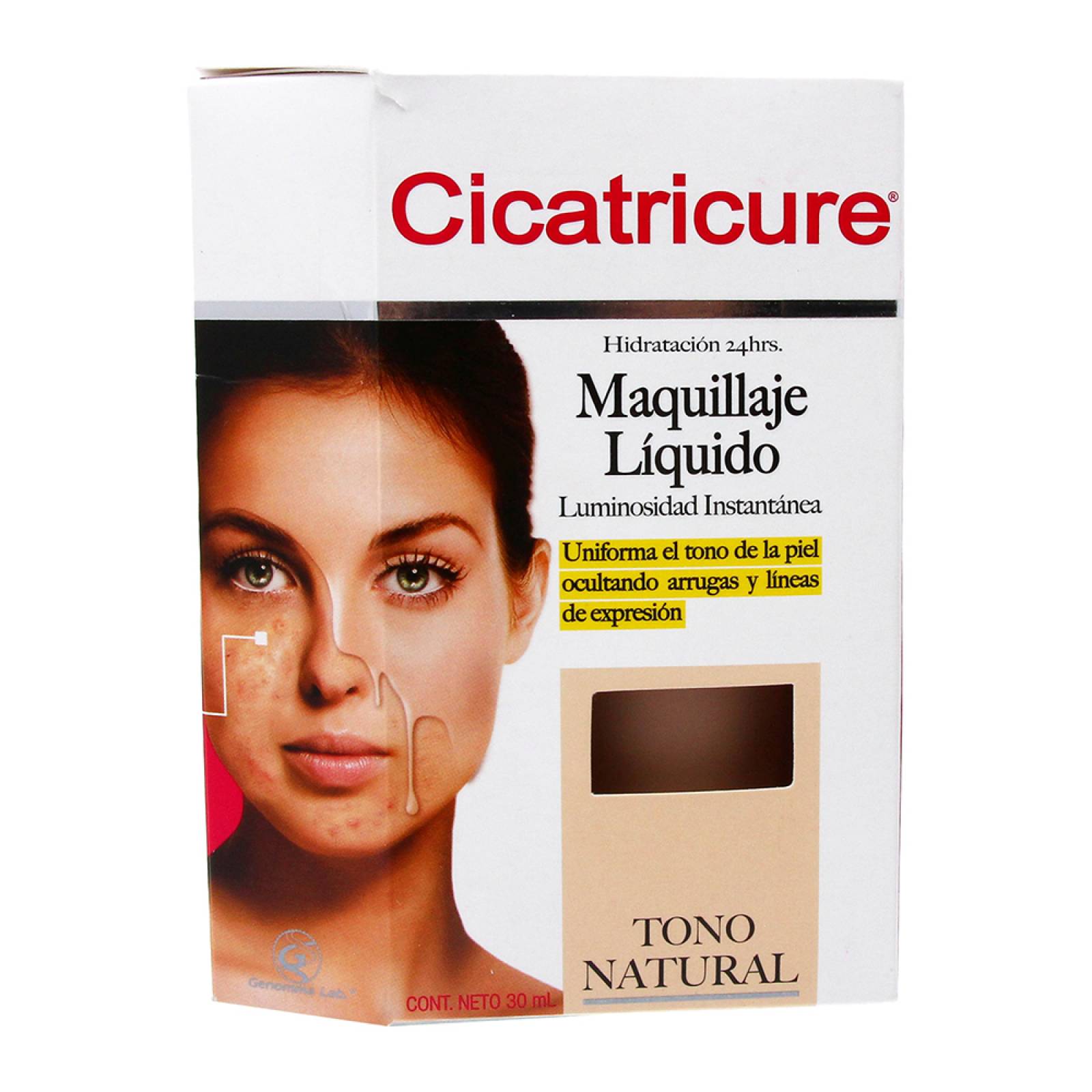 Cicatricure Maquillaje Líquido Natural 30 Ml. Oculta Arrugas