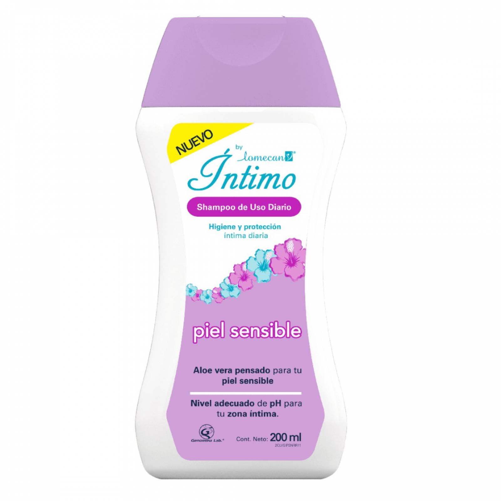 Lomecan V Shampoo Íntimo Piel Sensible 200ml. Higiene Feme