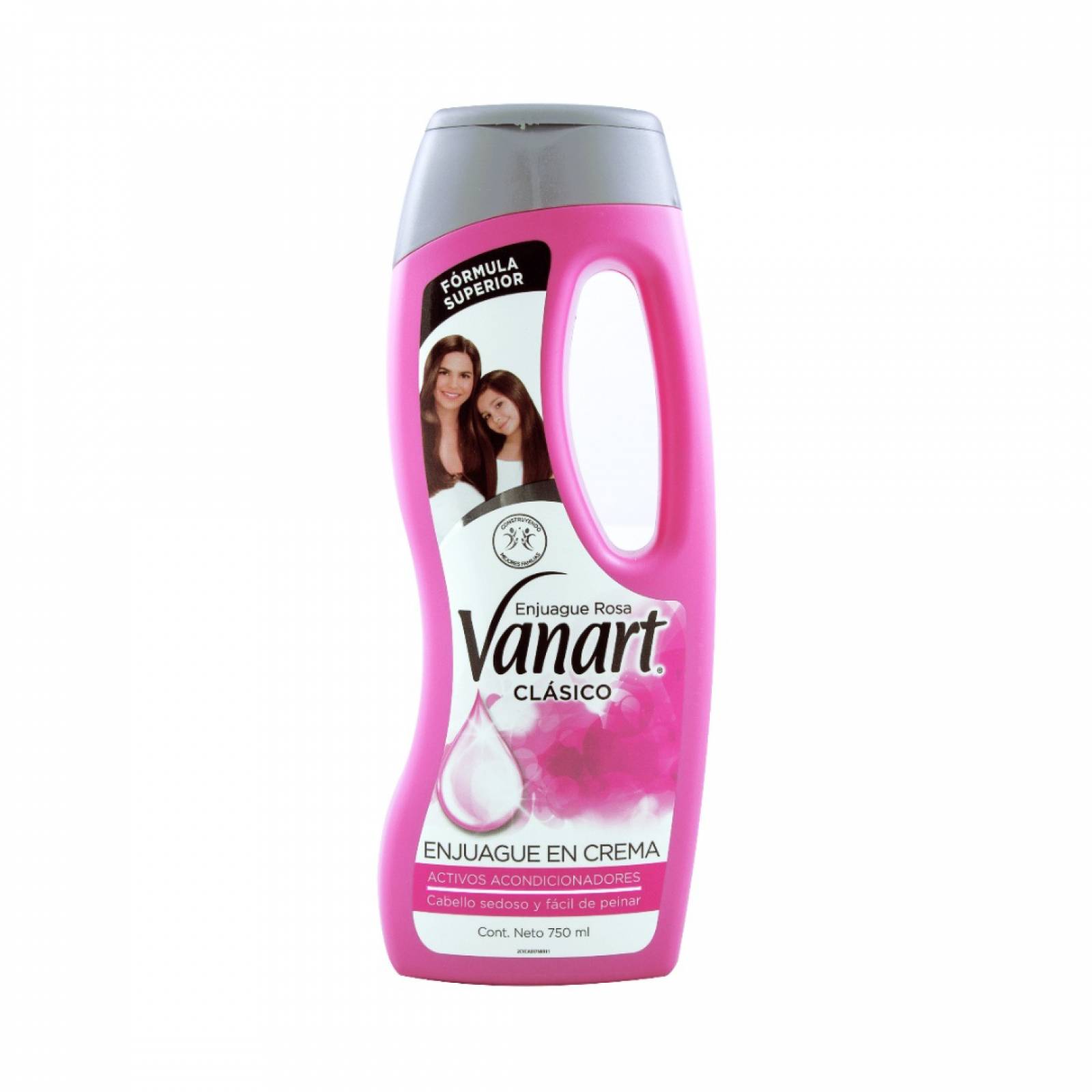 Vanart Enjuague Rosa 750 Ml. Fácil Peinado