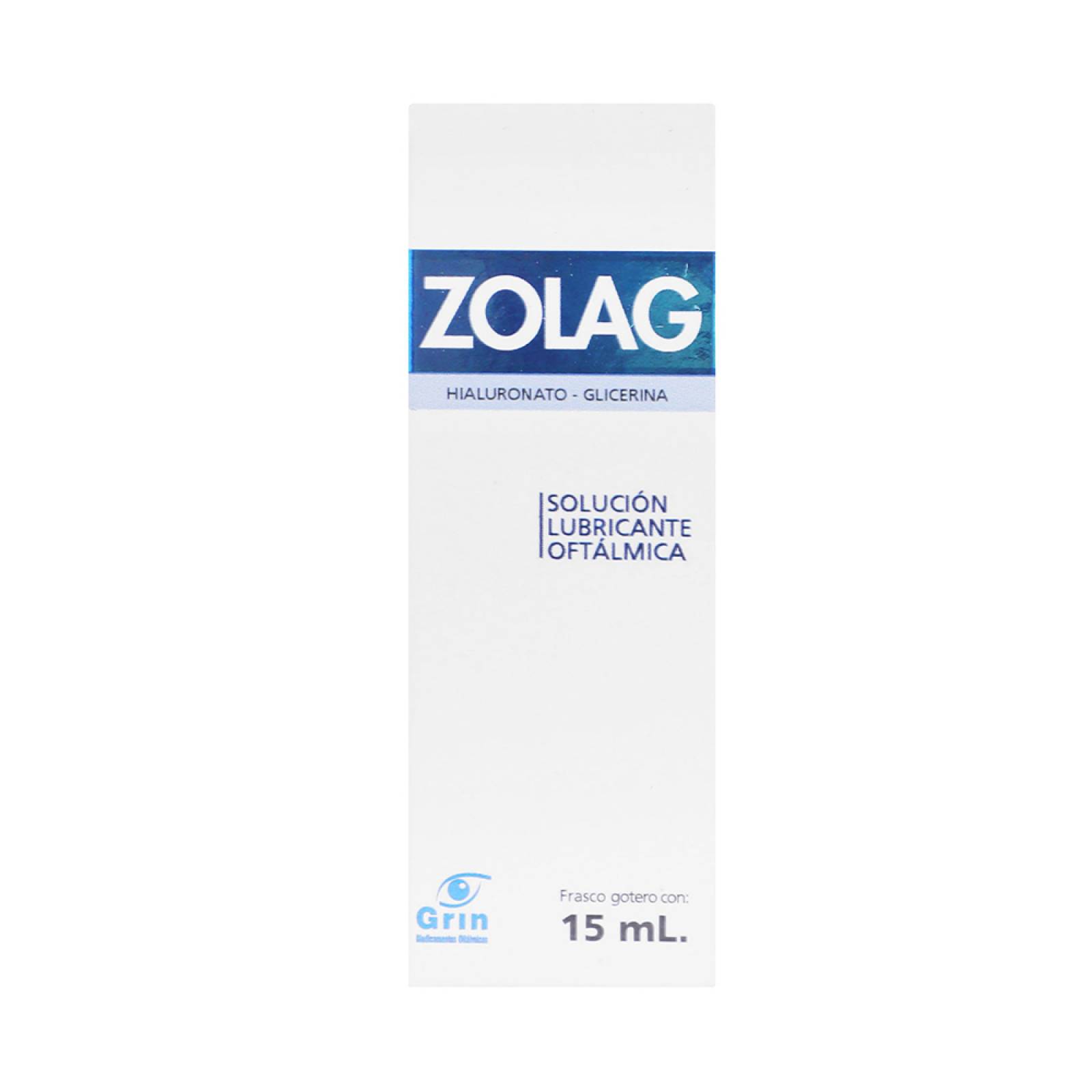 ZOLAG SOLUCIÓN LUBRICANTE OFTÁLMICA FRASCO GOTERO CON 15ML