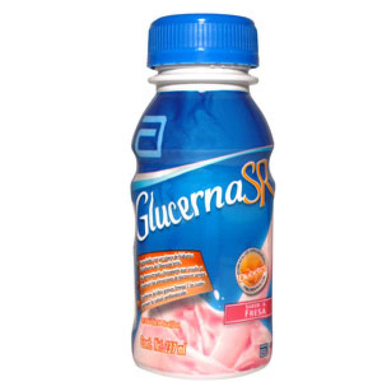 GLUCERNA SUPLEMENTO ALIMENTICIO LÍQUIDO PARA EL TRATAMIENTO DE DIABETES, SABOR FRESA 237 ML