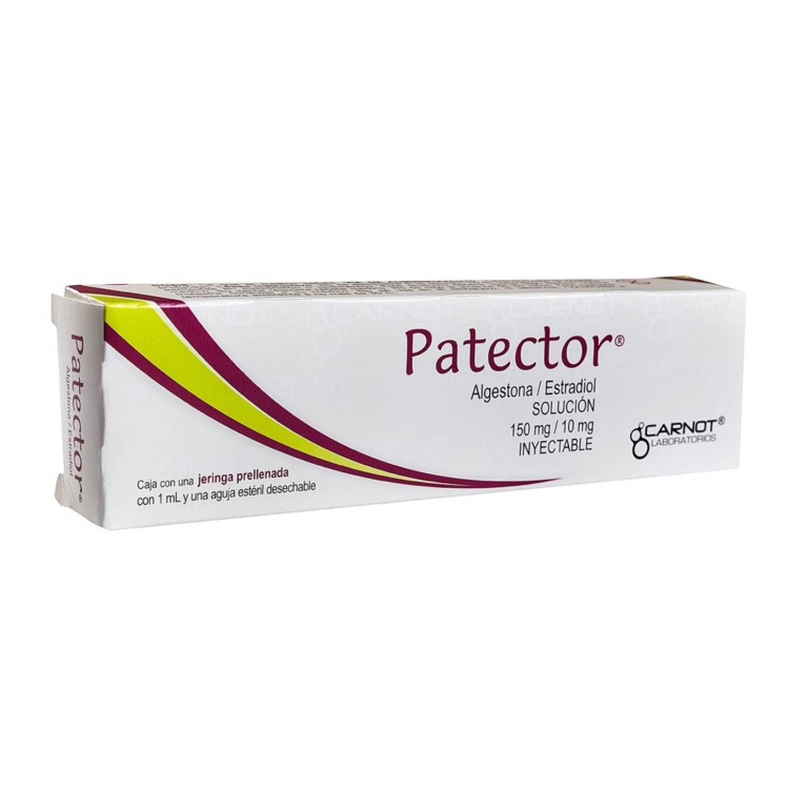 PATECTOR SOLUCIÓN INY 150/10MG CON 1 JERINGA PRELLENADA