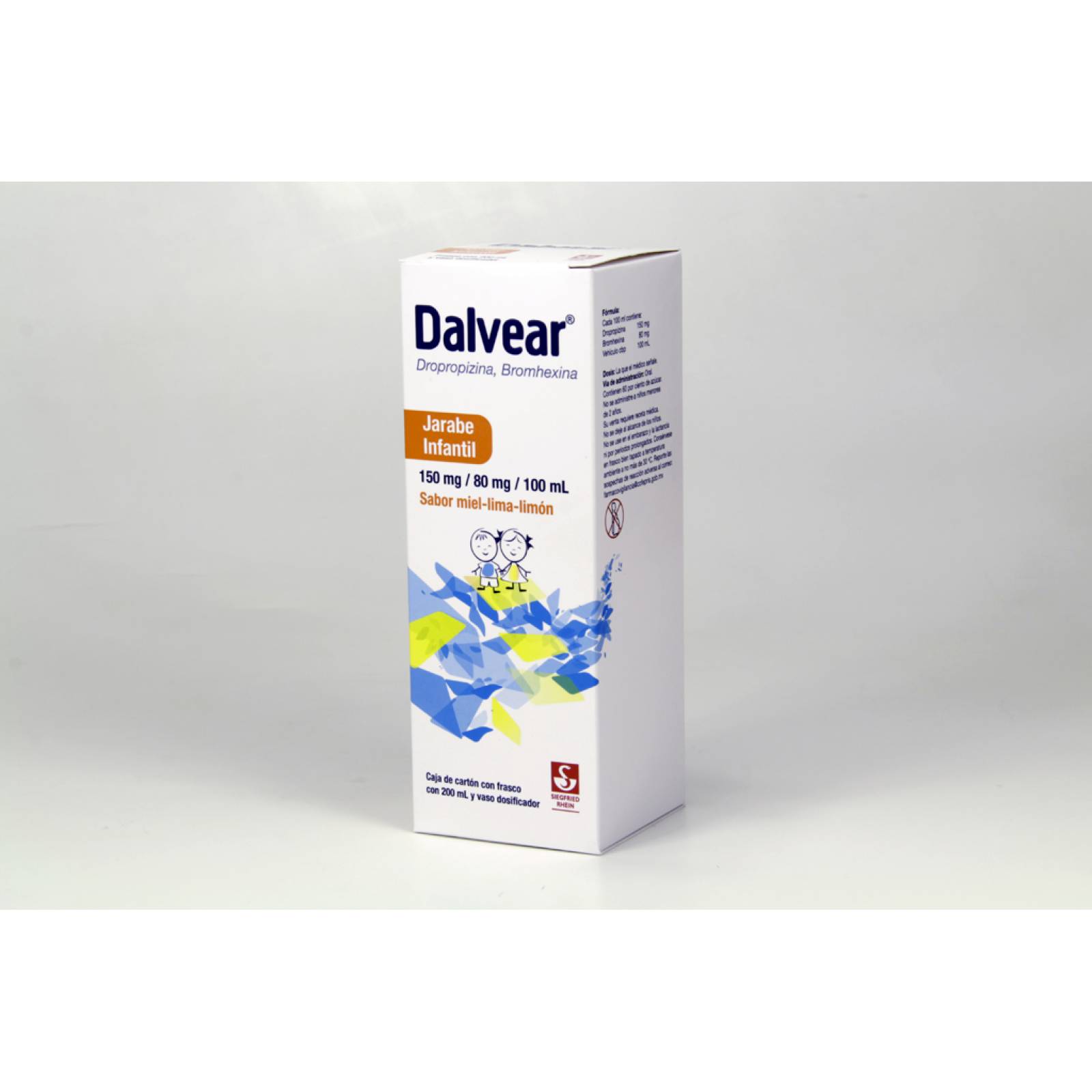 DALVEAR JARABE INFANTIL SABOR MIEL FRASCO 200ML