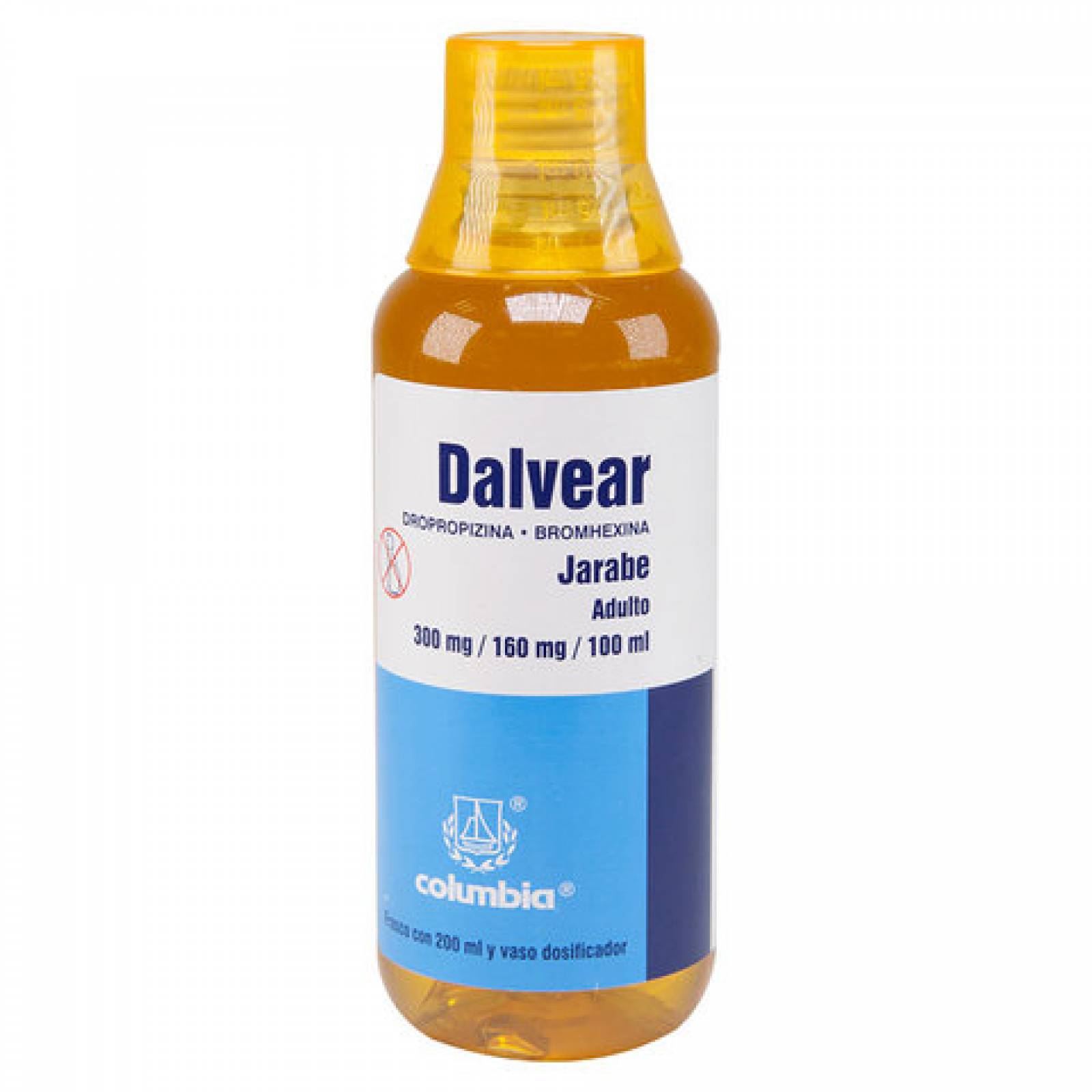 DALVEAR JARABE ADULTO SABOR MIEL FRASCO 200ML