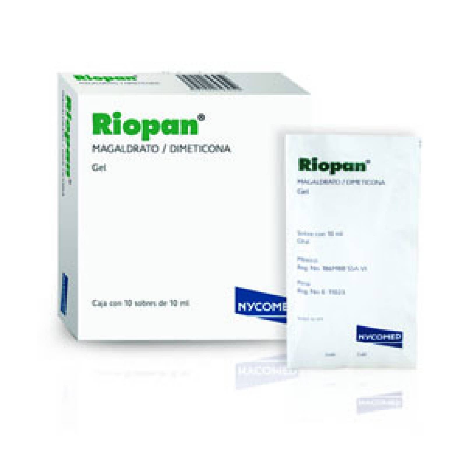 RIOPAN GEL 80 MG CAJA 10 SOBRES 10 ML