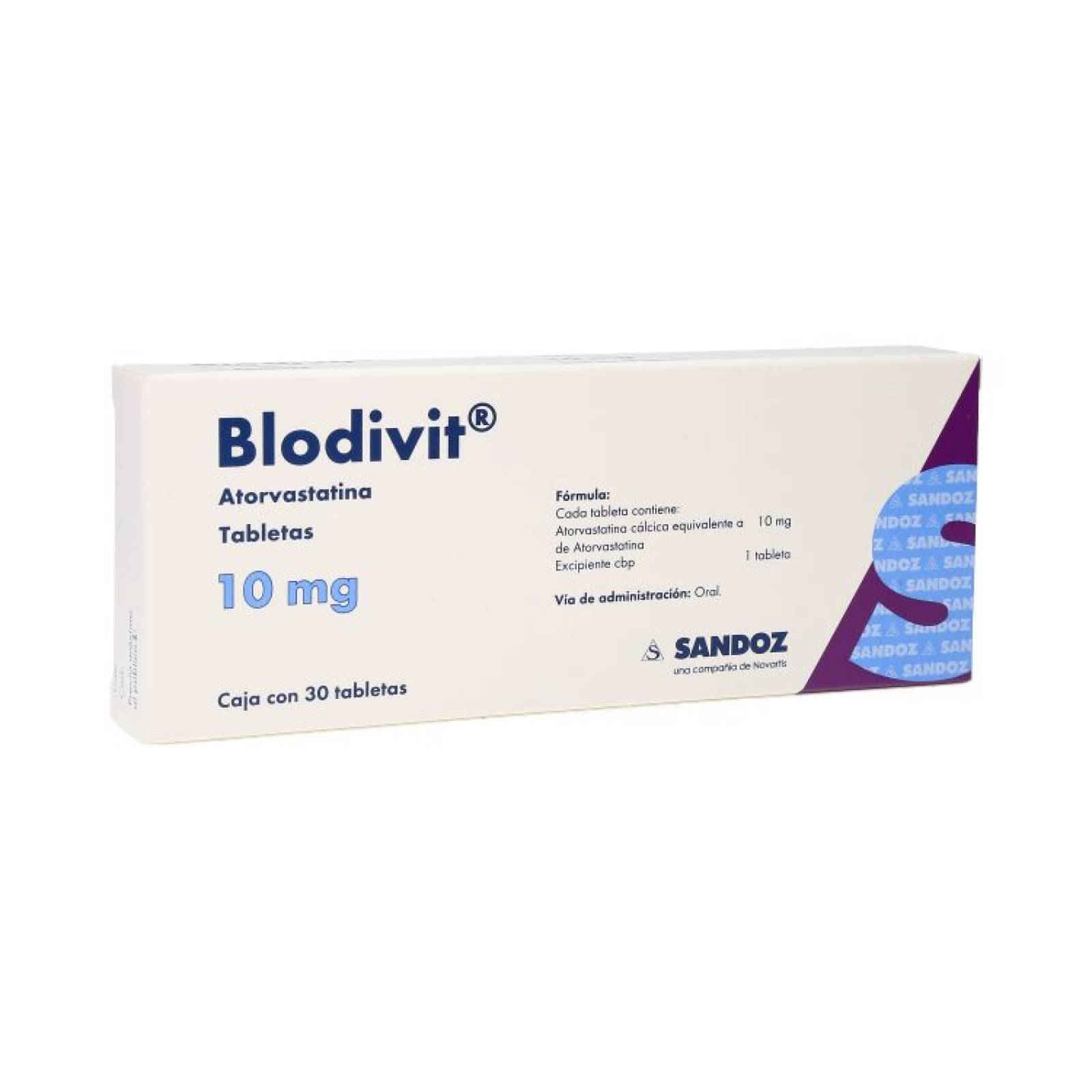 BLODIVIT 10 MG CAJA 30 TABLETAS