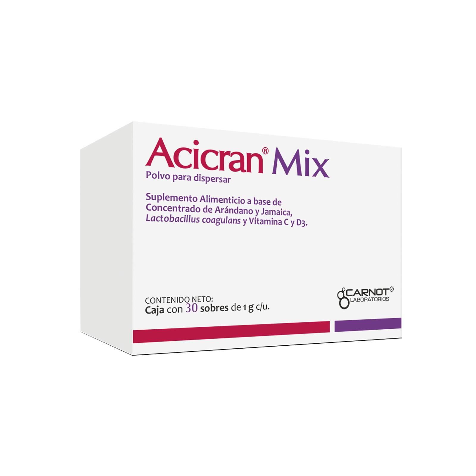 ACICRAN MIX 30 SOBRE CAJA LACTOBACILLUS COAGULANS 83 MG