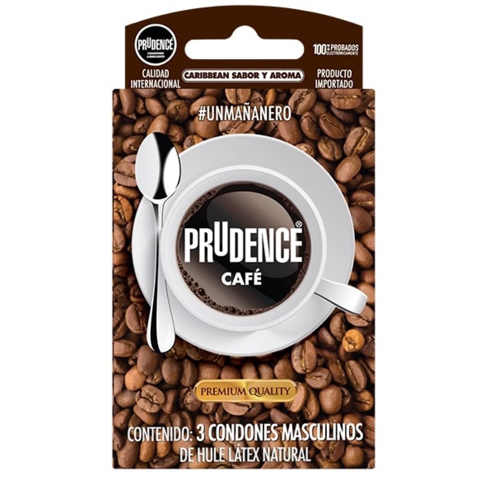 PRUDENCE CONDONES CAFE 3 PRESERVATIVOS