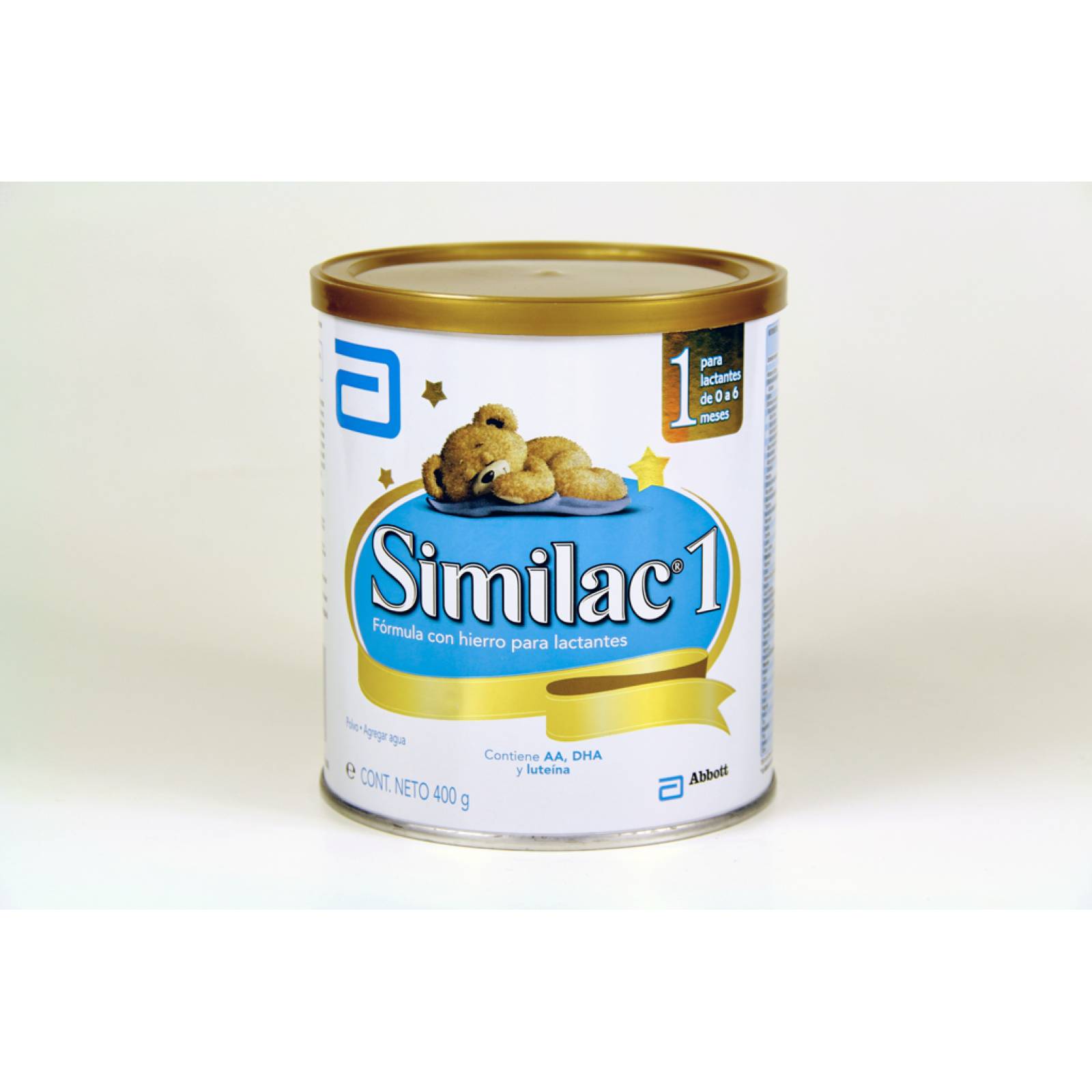 Similac Etapa 1 Fórmula Infantil Con Hmo, Dha Y Luteína Para Bebés De 0 A 6 Meses 400 Gr Lata