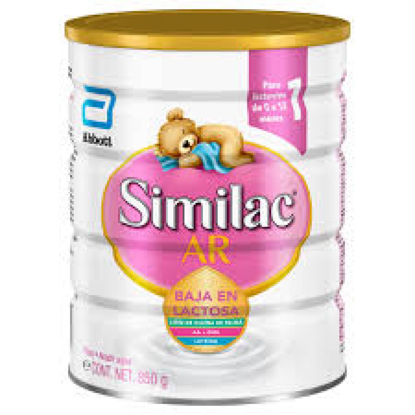 Similac Ar Fórmula Infantil Baja En Lactosa Para Bebés De 0 A 12 Meses 850 Gr Lata