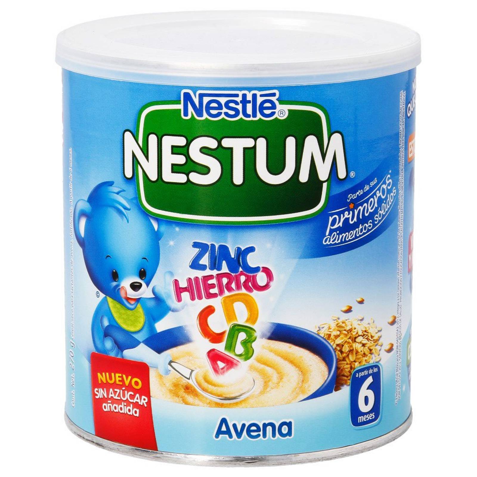 Nestum Cereal Infantil Fortificado De Avena 270 Gr Lata