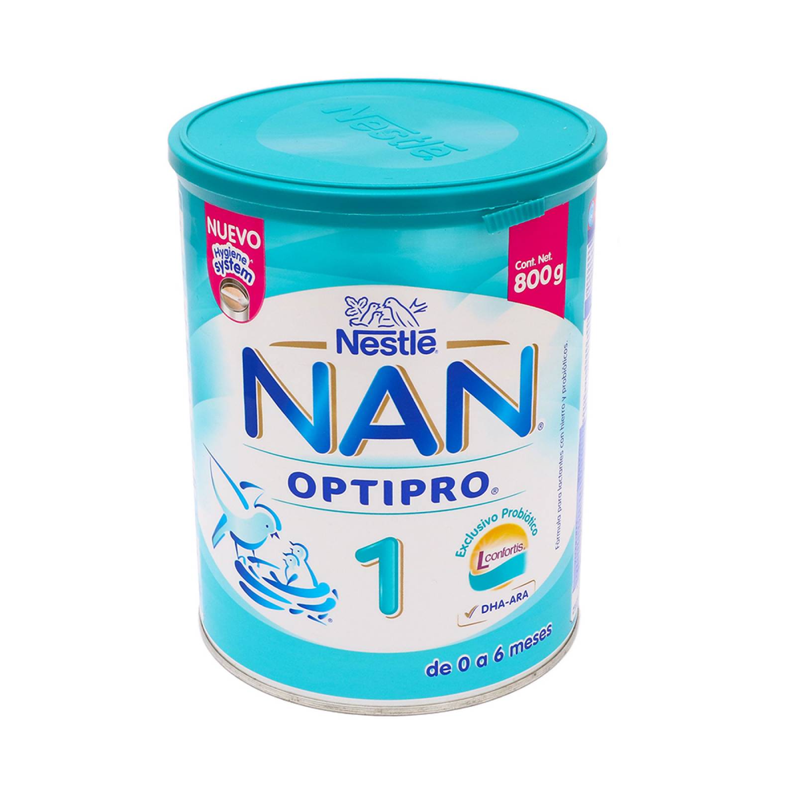 Nan Optipro 1 Fórmula Infantil Para Lactantes De 0 A 6 Meses 800 Gr Lata